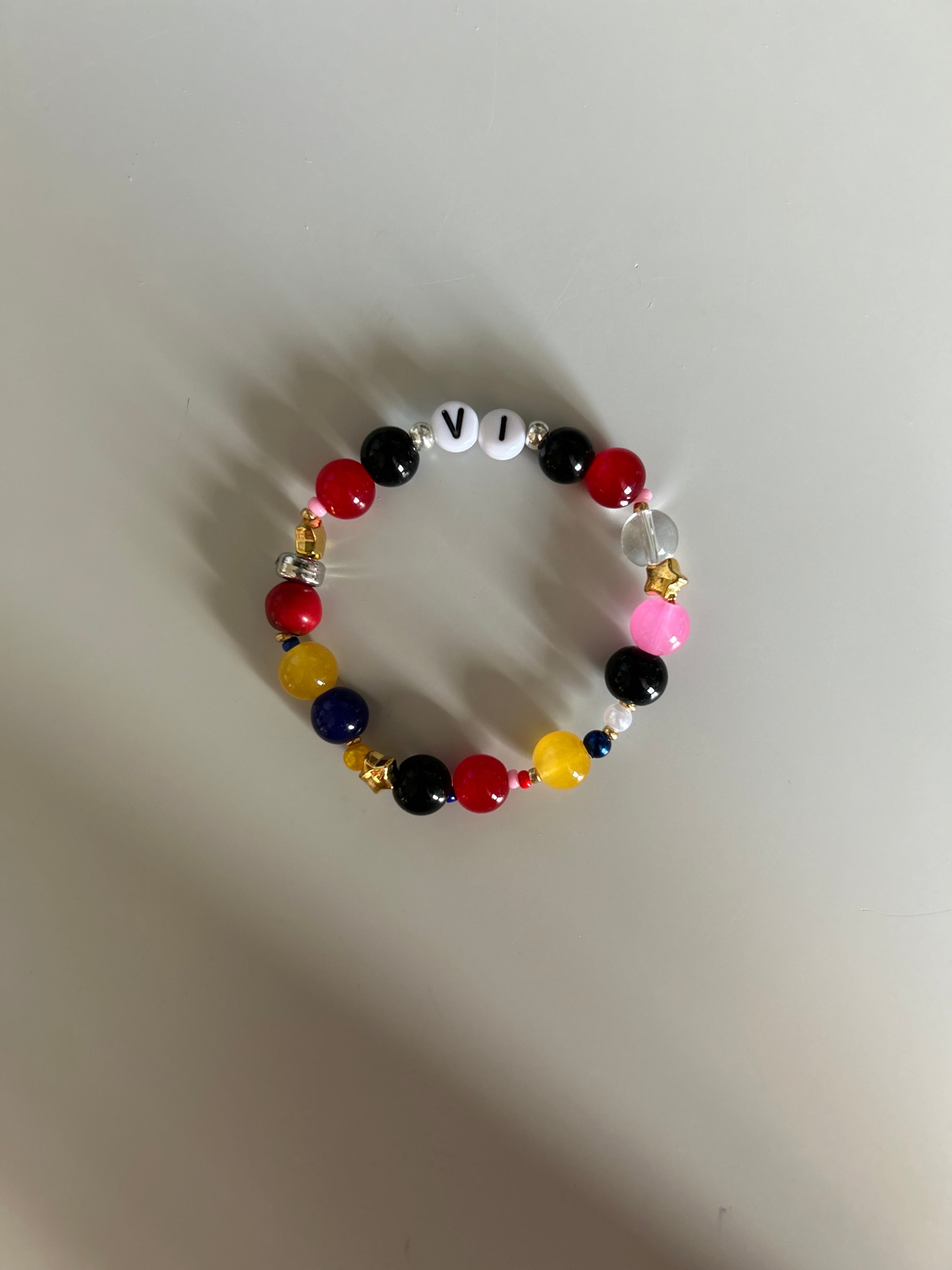Vi ‘Violet’ Arcane and League of Legends inspired handmade bracelet