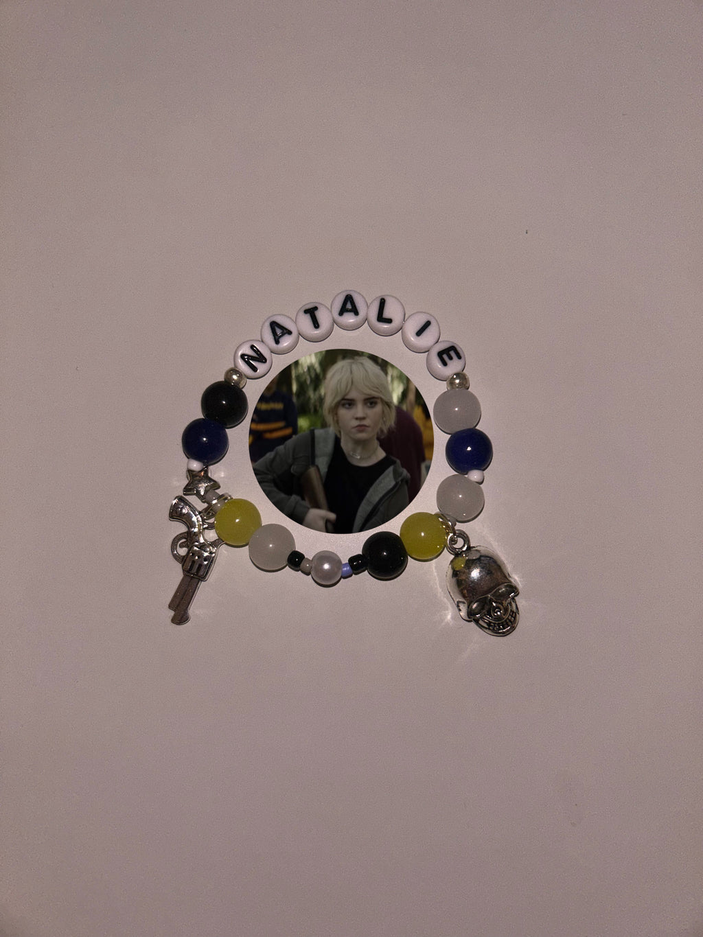 Natalie Scatorccio Yellowjackets inspired handmade bracelet