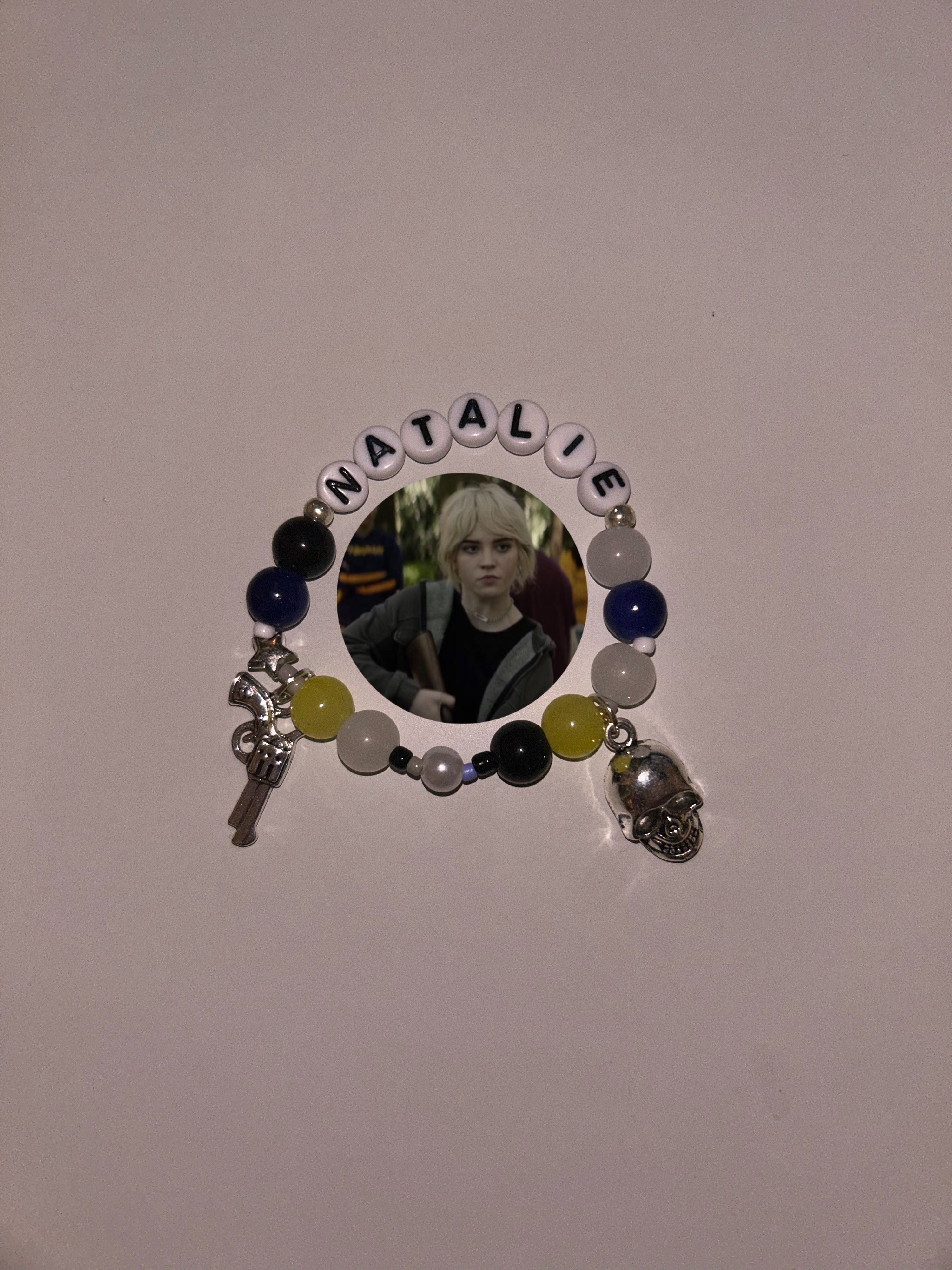 Natalie Scatorccio Yellowjackets inspired handmade bracelet
