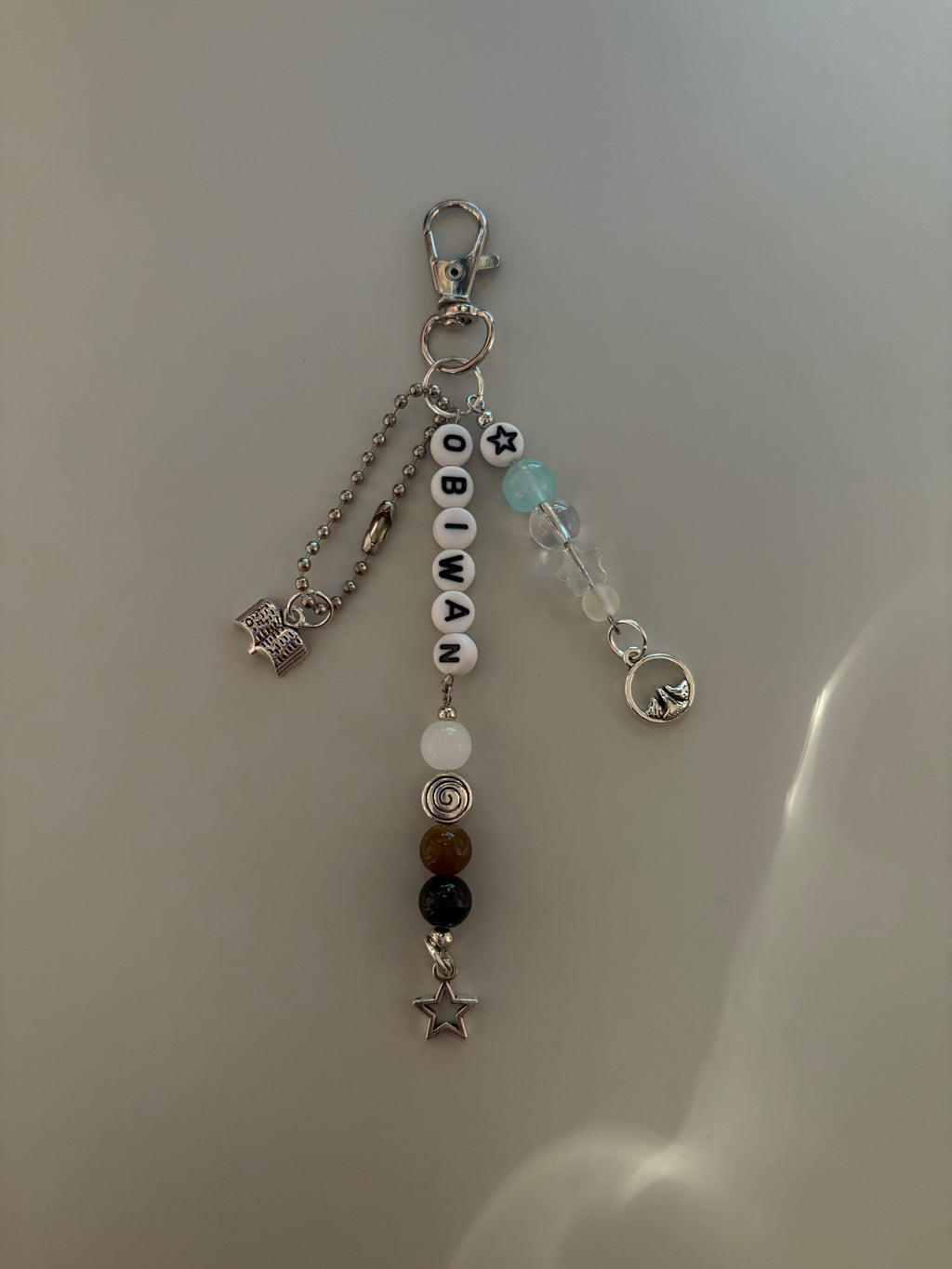 Obi-Wan Kenobi Star Wars inspired handmade keychain