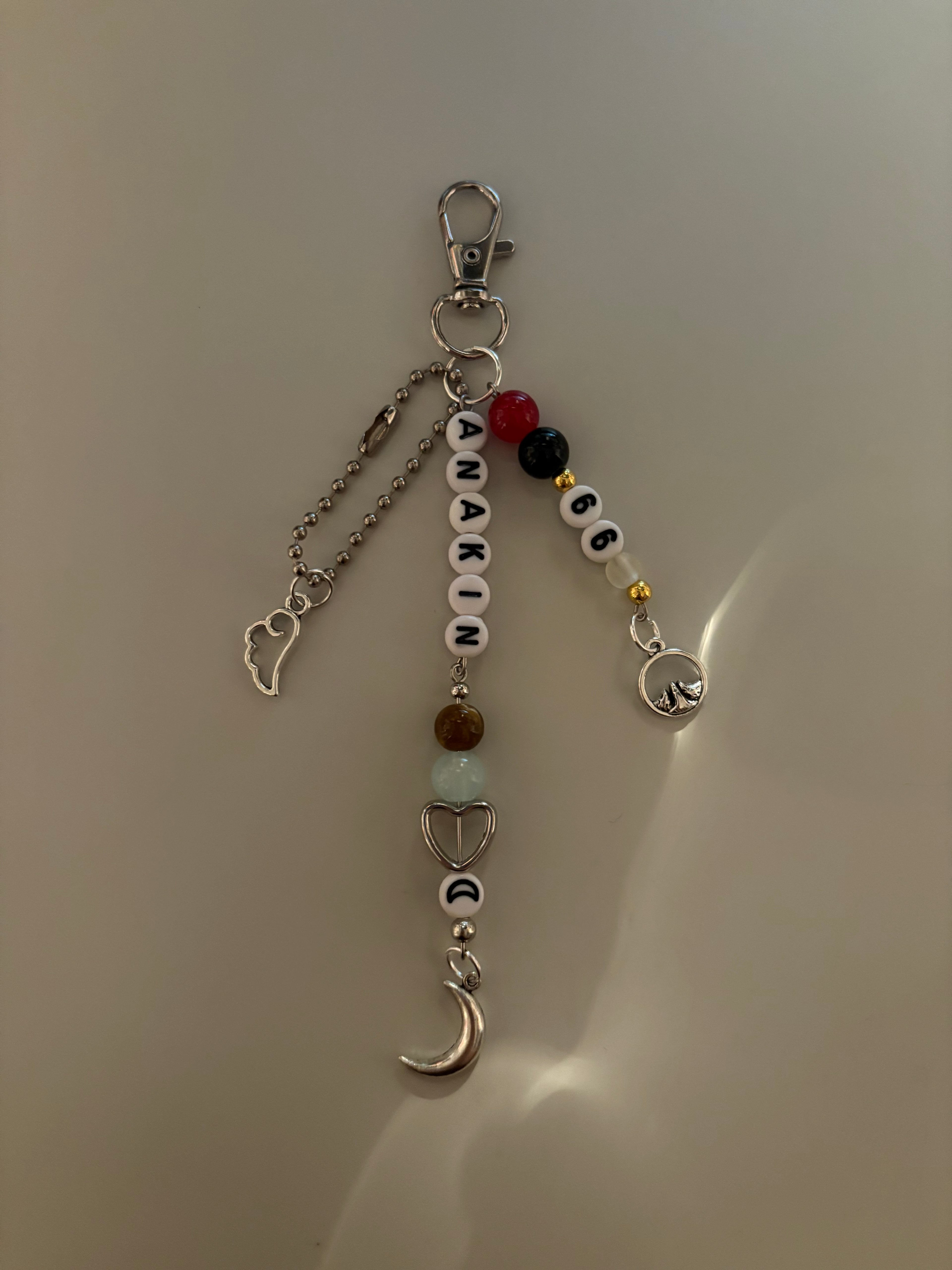 Anakin Skywalker Star Wars inspired handmade keychain