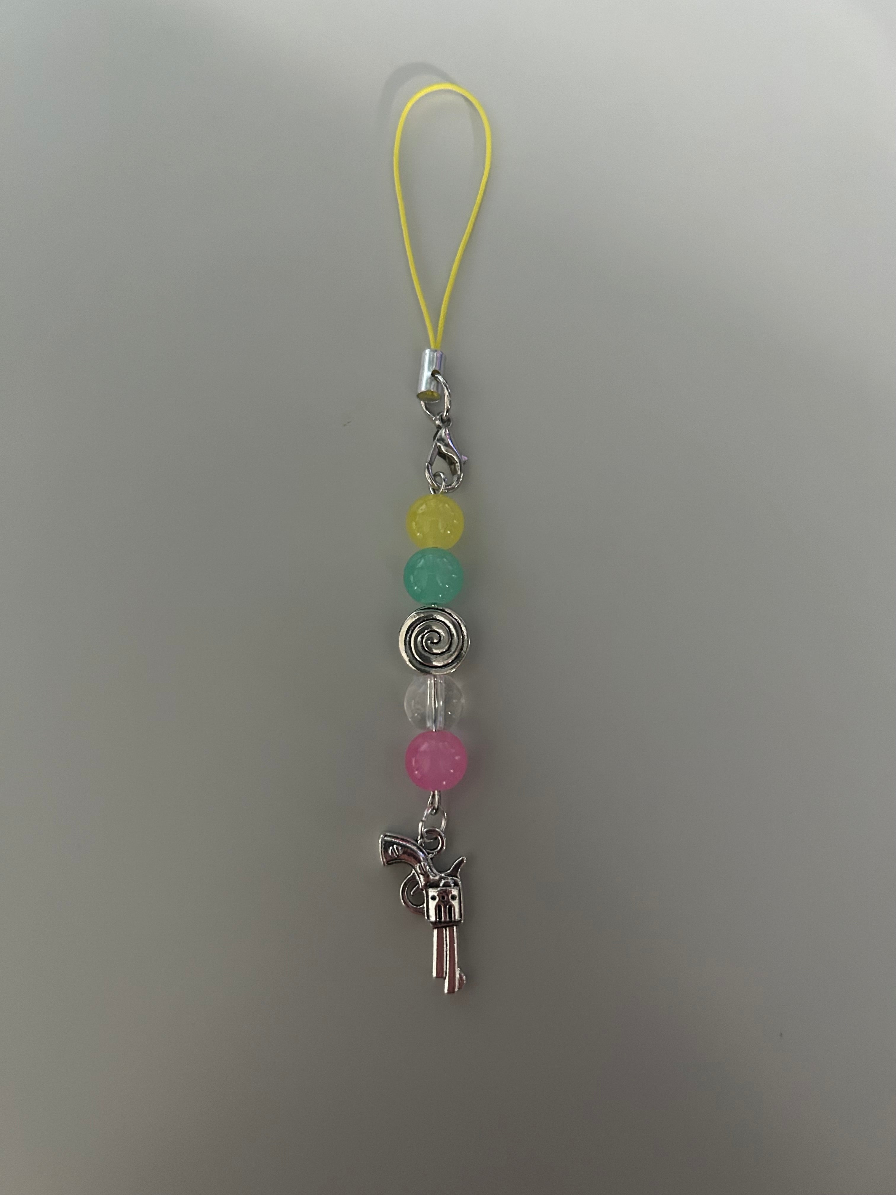 Cyberpunk 2077 inspired handmade phone charm