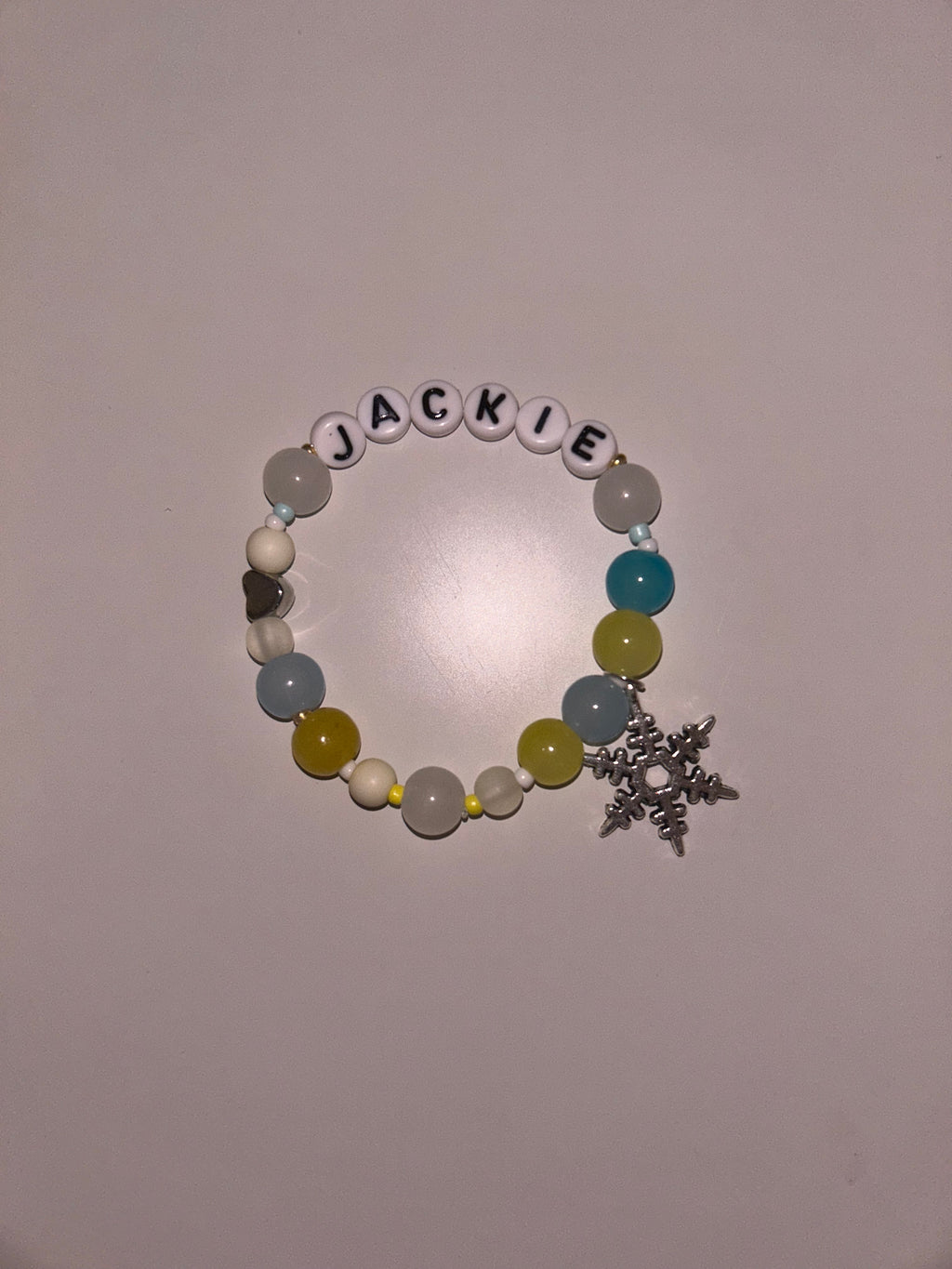 Jackie Yellowjackets inspired handmade bracelet