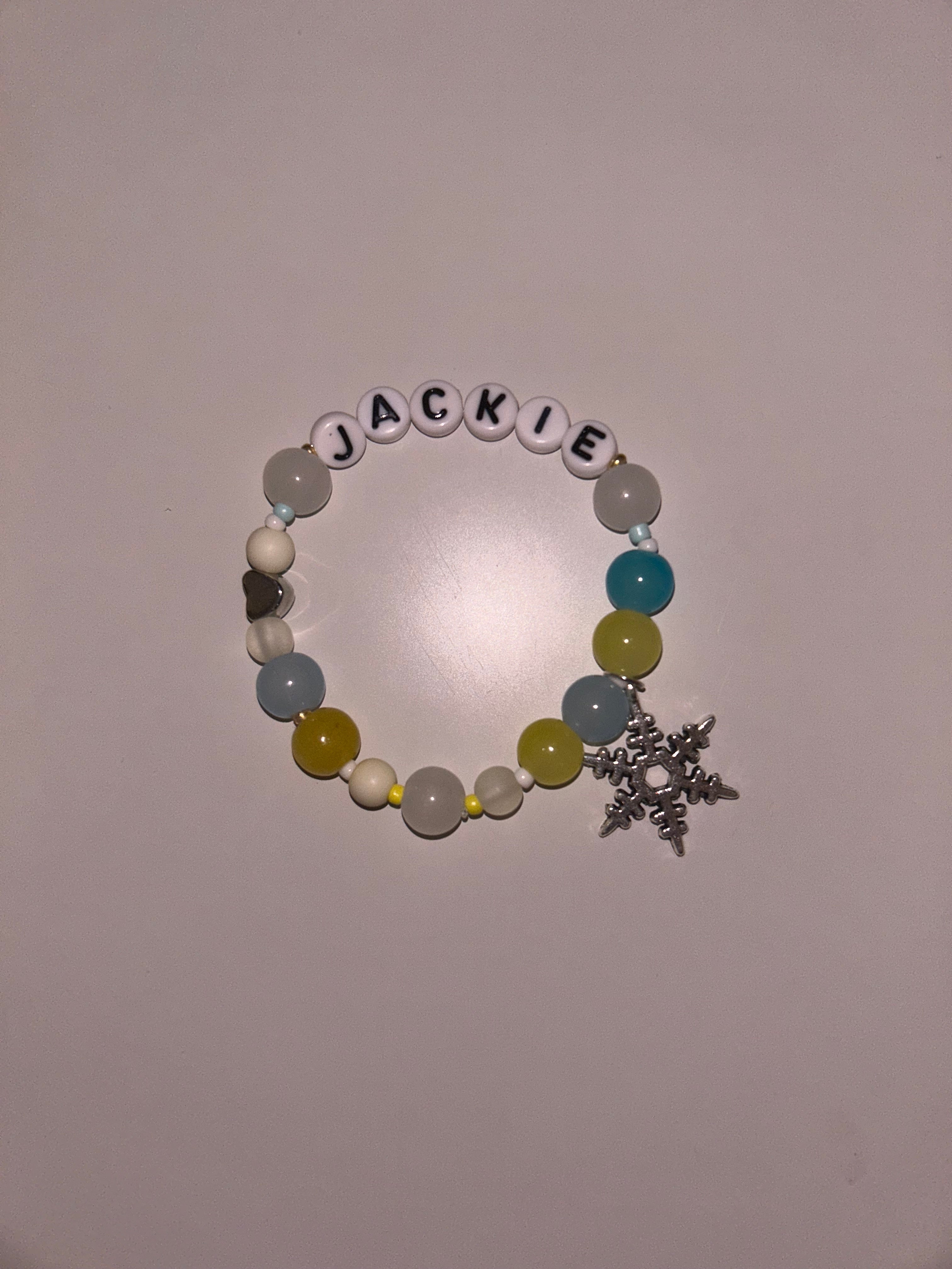 Jackie Yellowjackets inspired handmade bracelet