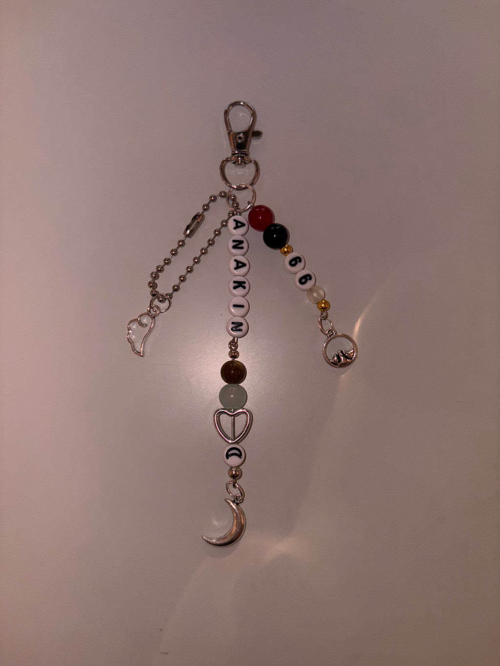 Anakin Skywalker Star Wars inspired handmade keychain