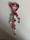 Vi Arcane and League of Legends inspired handmade keychain carabiner