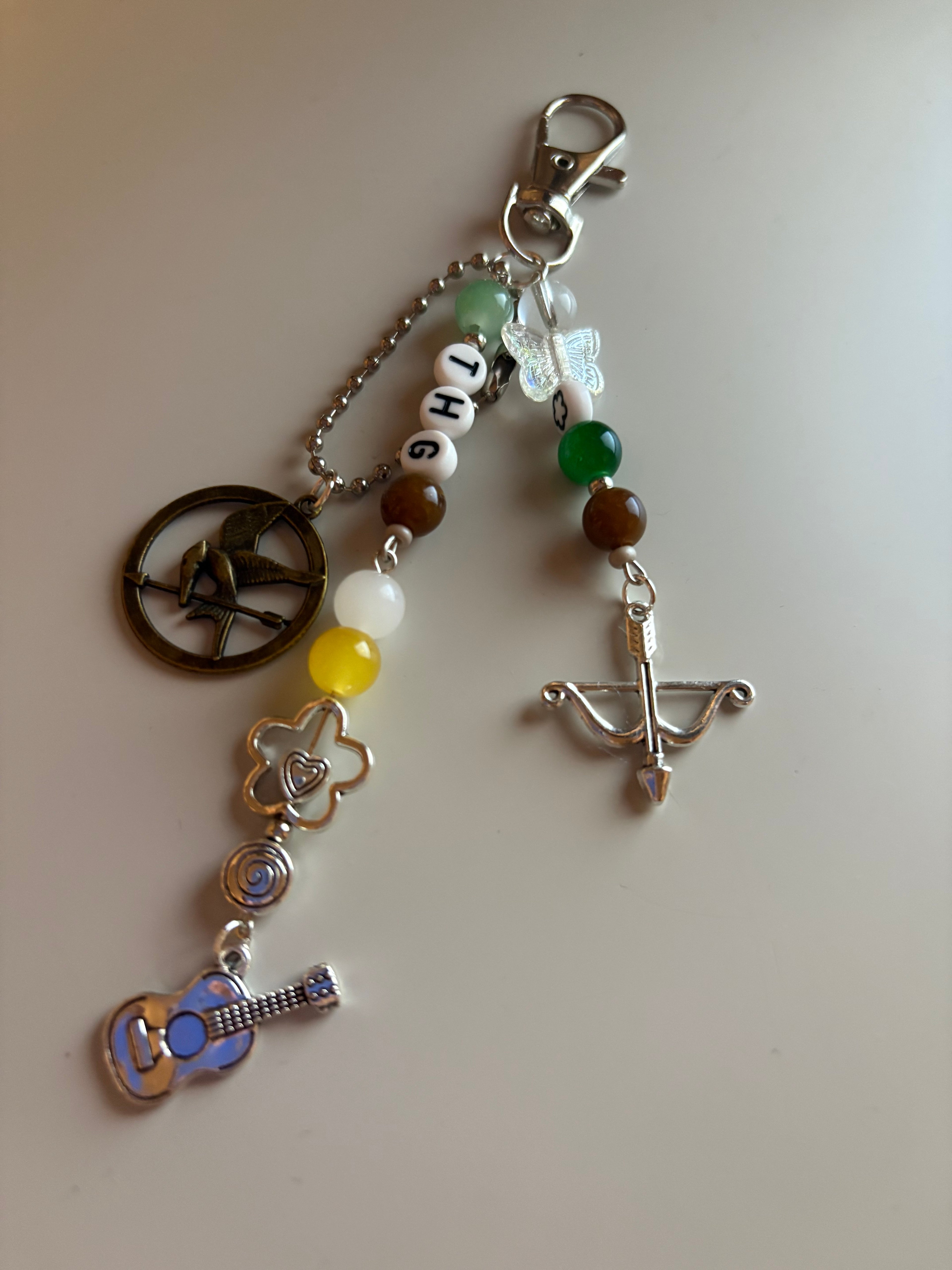 The Hunger Games inspired handmade keychain