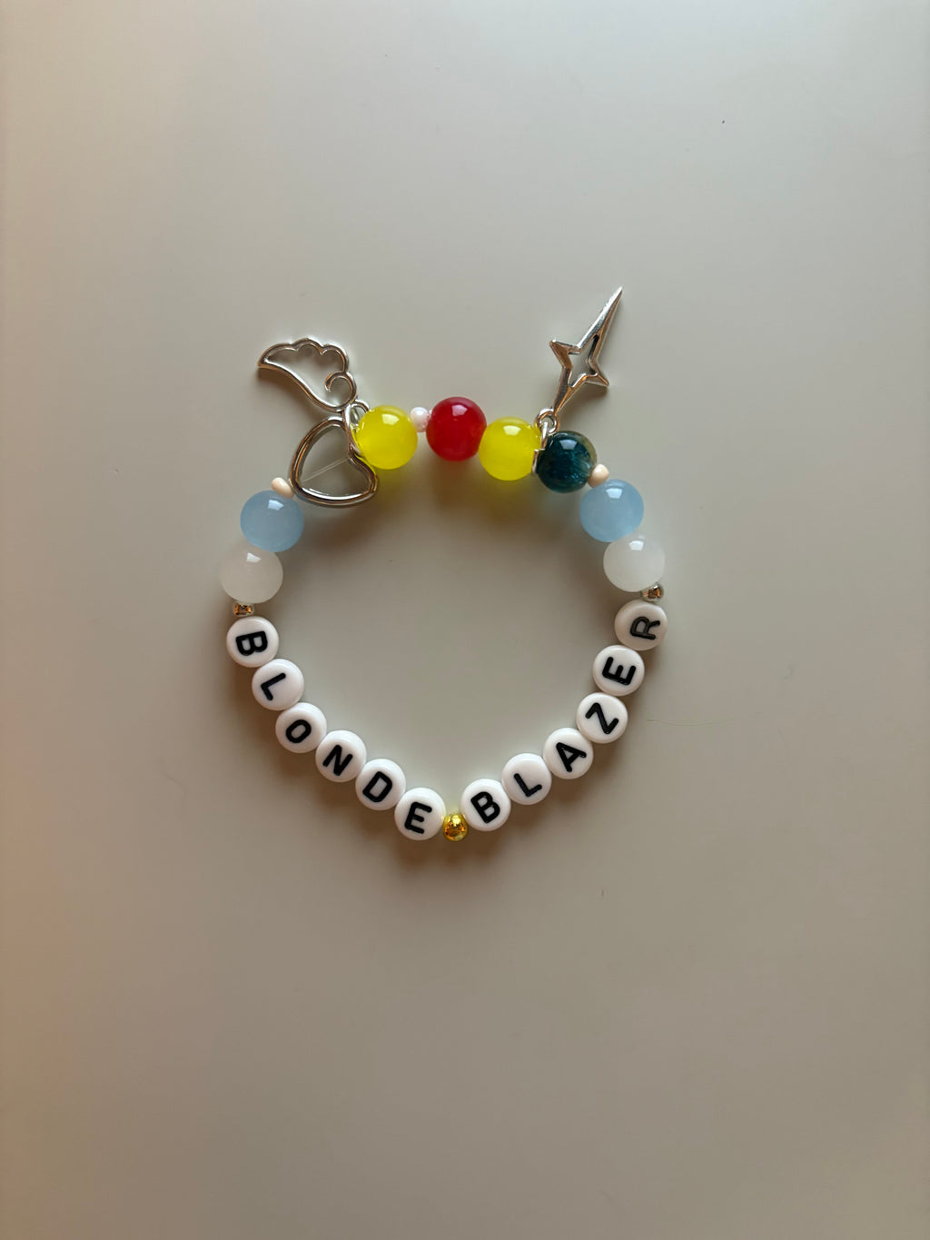 Blonde Blazer Dispatch inspired handmade bracelet