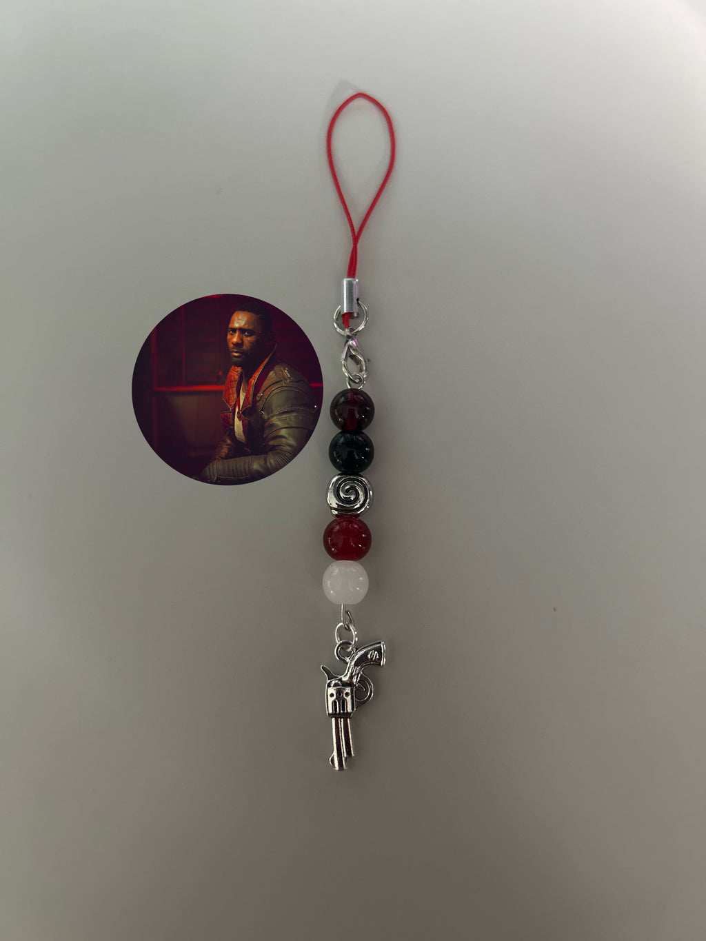 Solomon Reed Cyberpunk 2077 inspired handmade phone charm