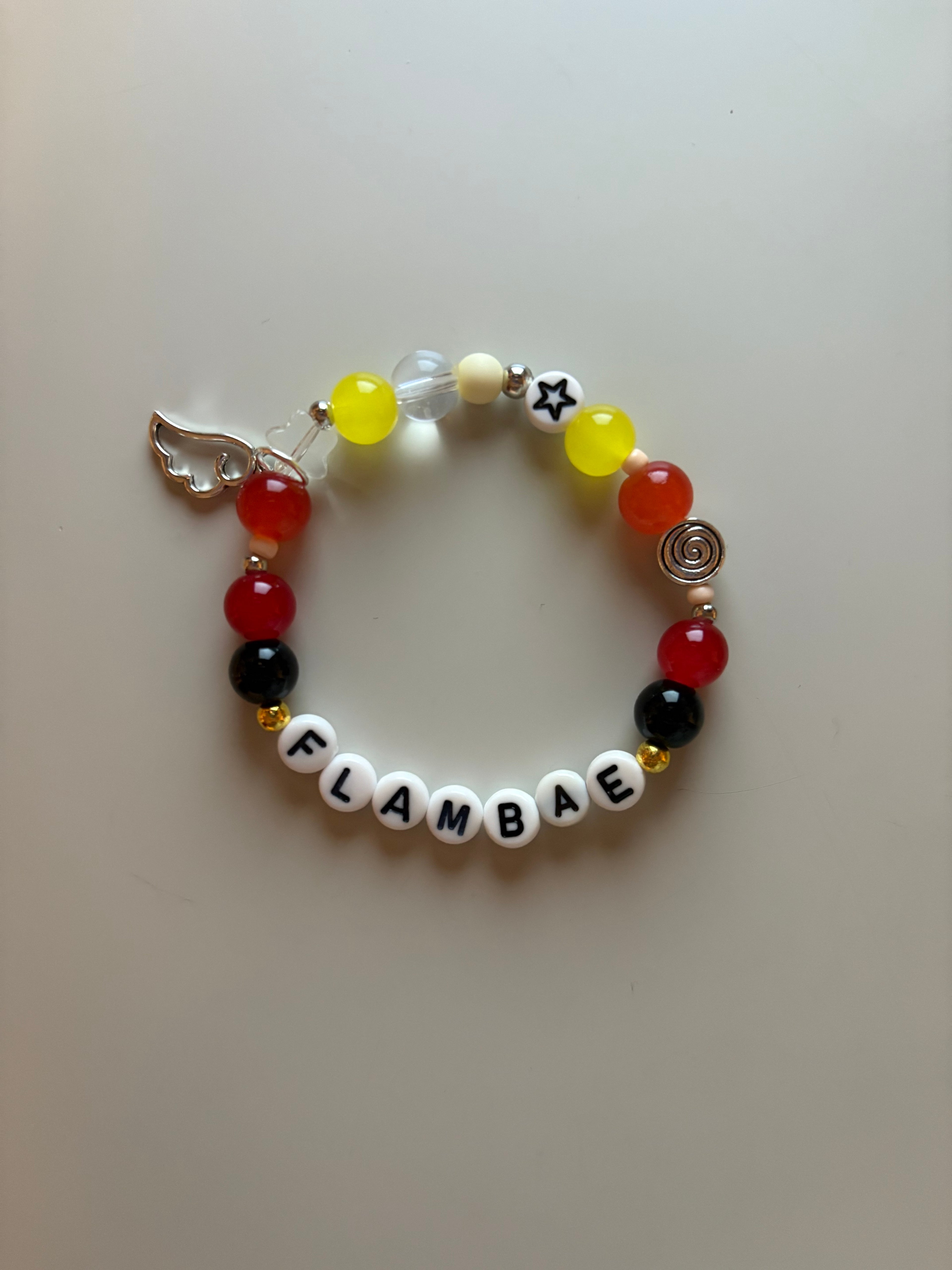 Flambae Dispatch inspired handmade bracelet