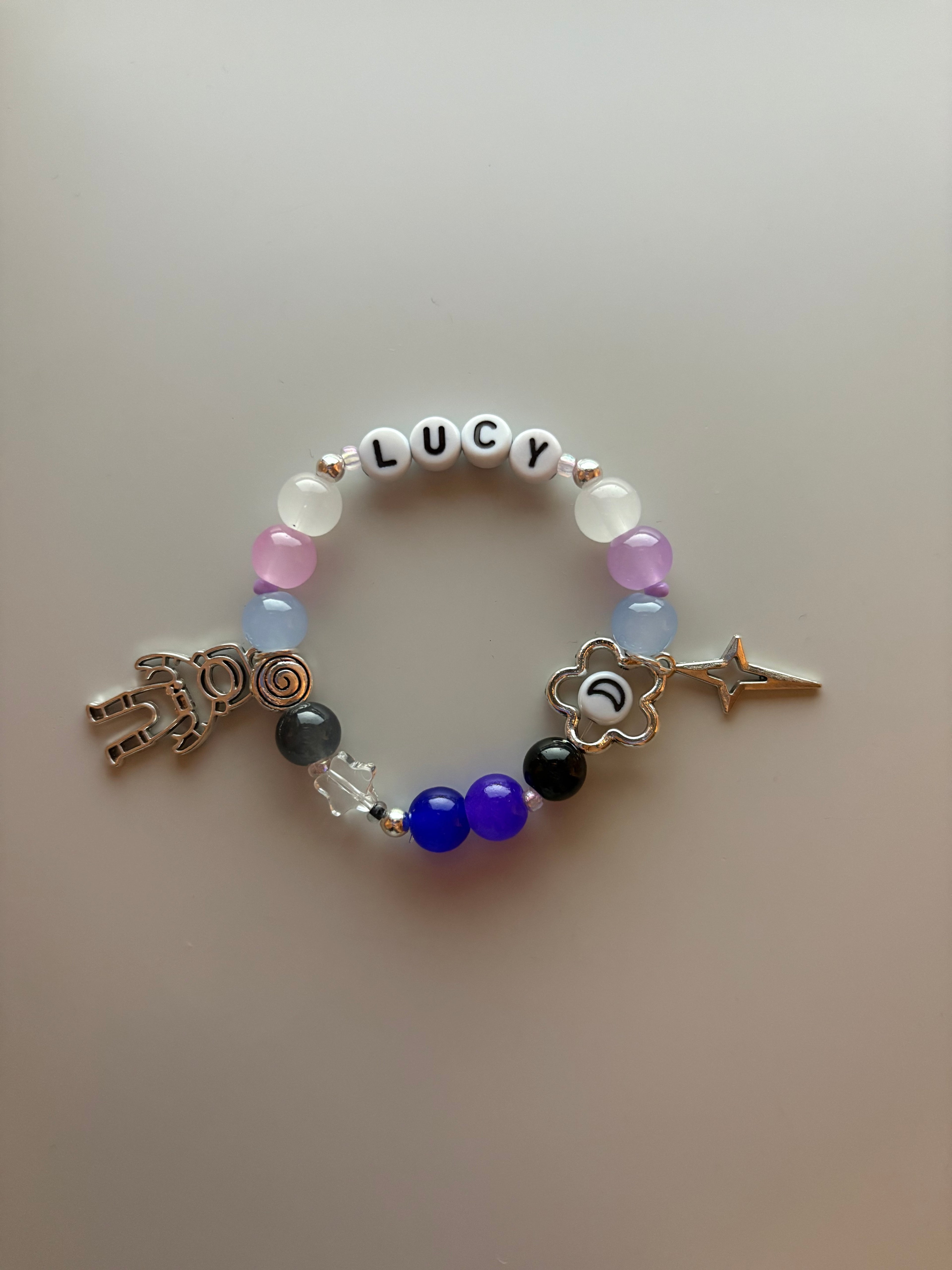 Lucy cyberpunk inspired handmade bracelet