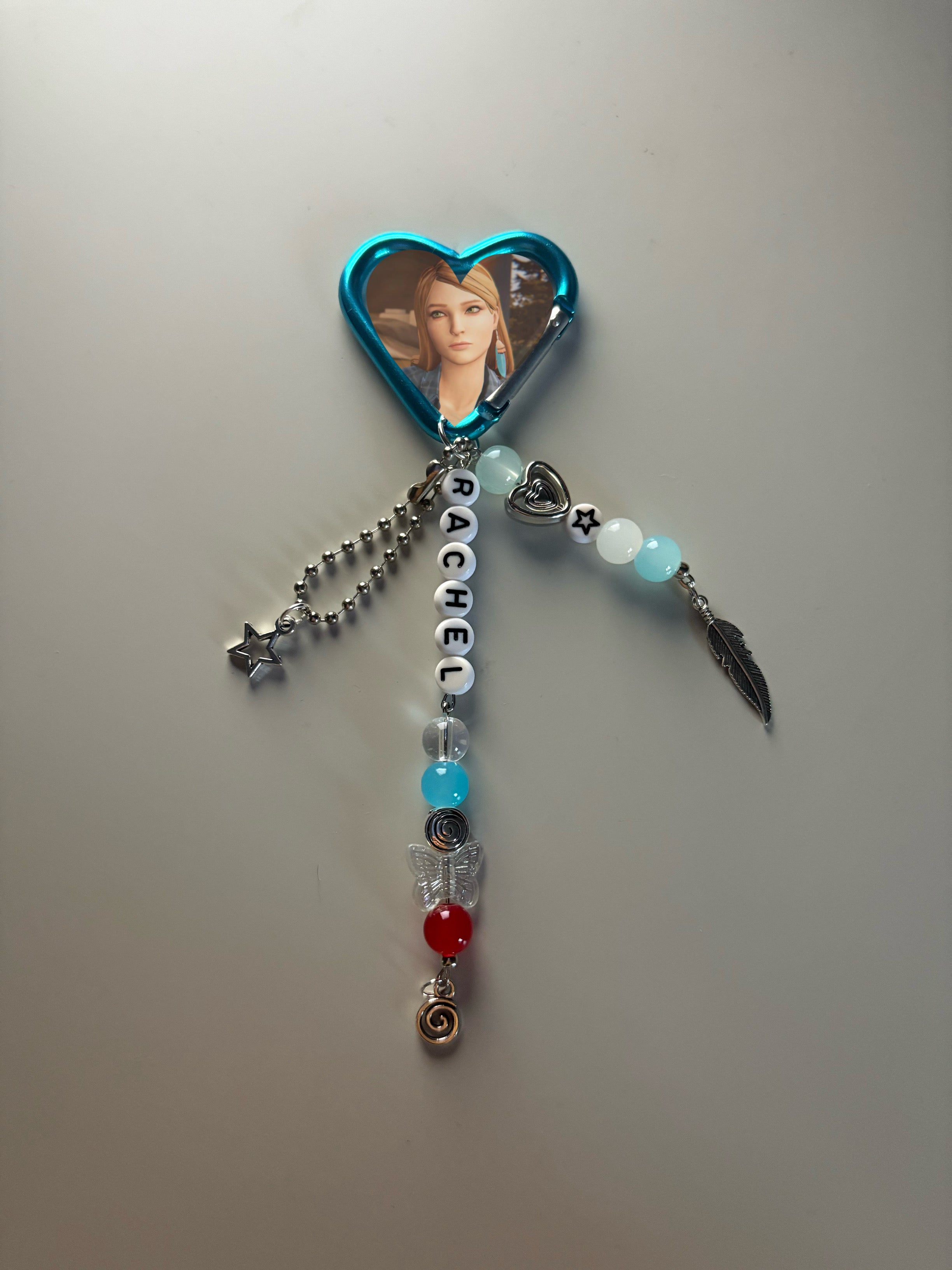 Rachel Amber Life Is Strange video game inspired handmade keychain carabiner