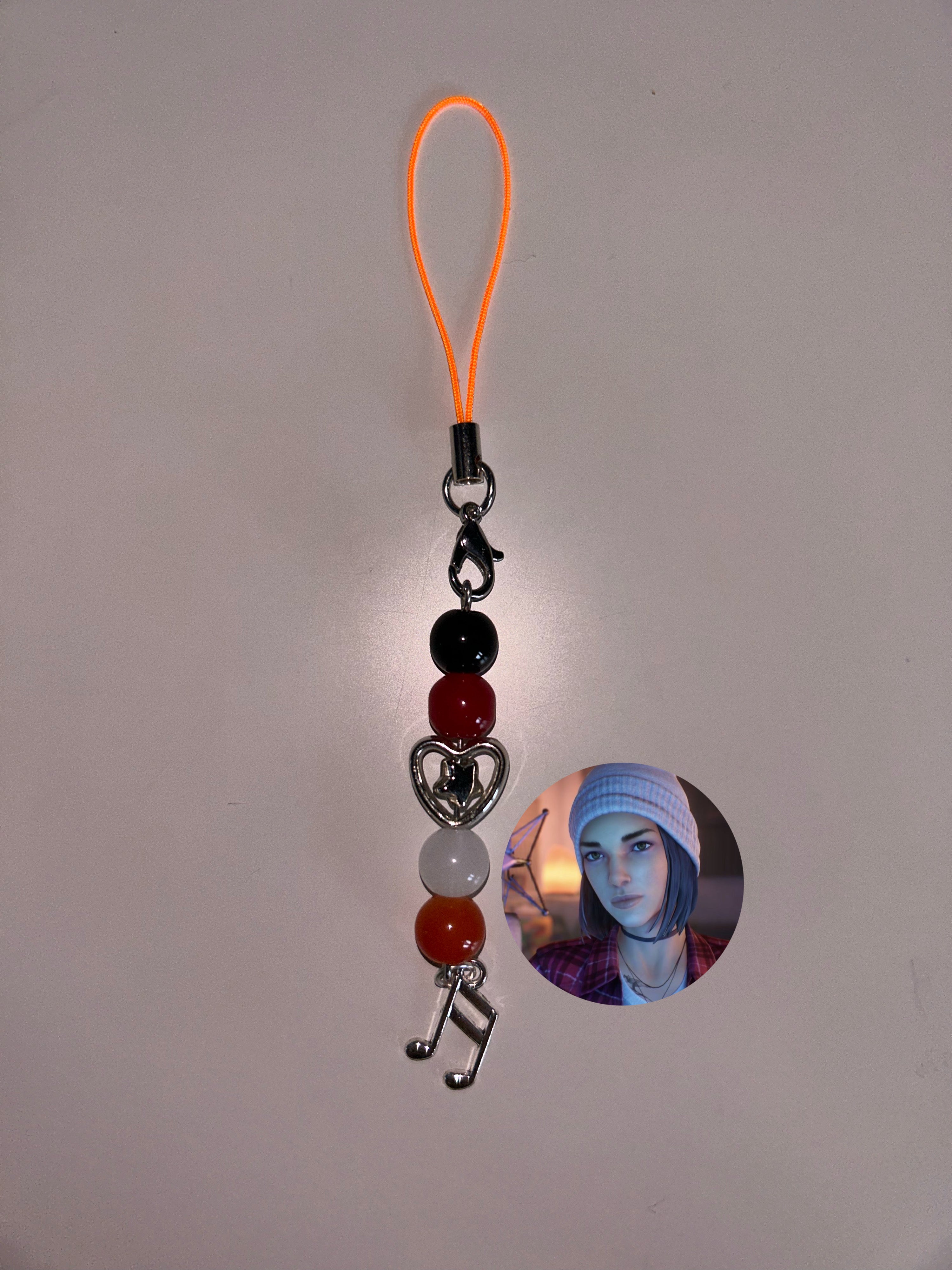 Steph Gingrich Life Is Strange True Colours inspired handmade phone charm