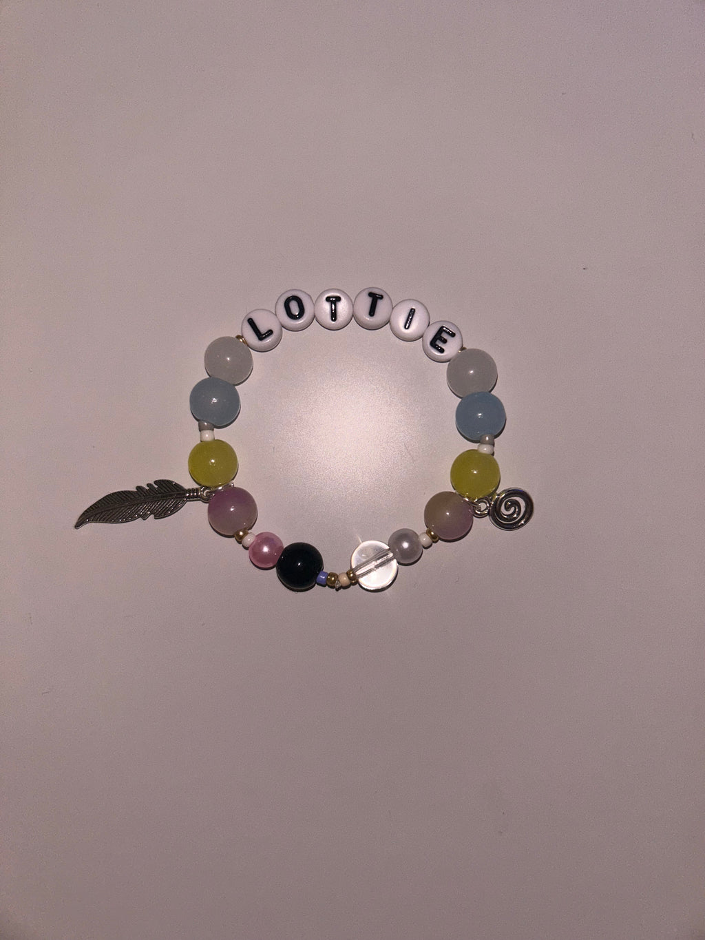 Lottie Matthews Yellowjackets inspired handmade bracelet
