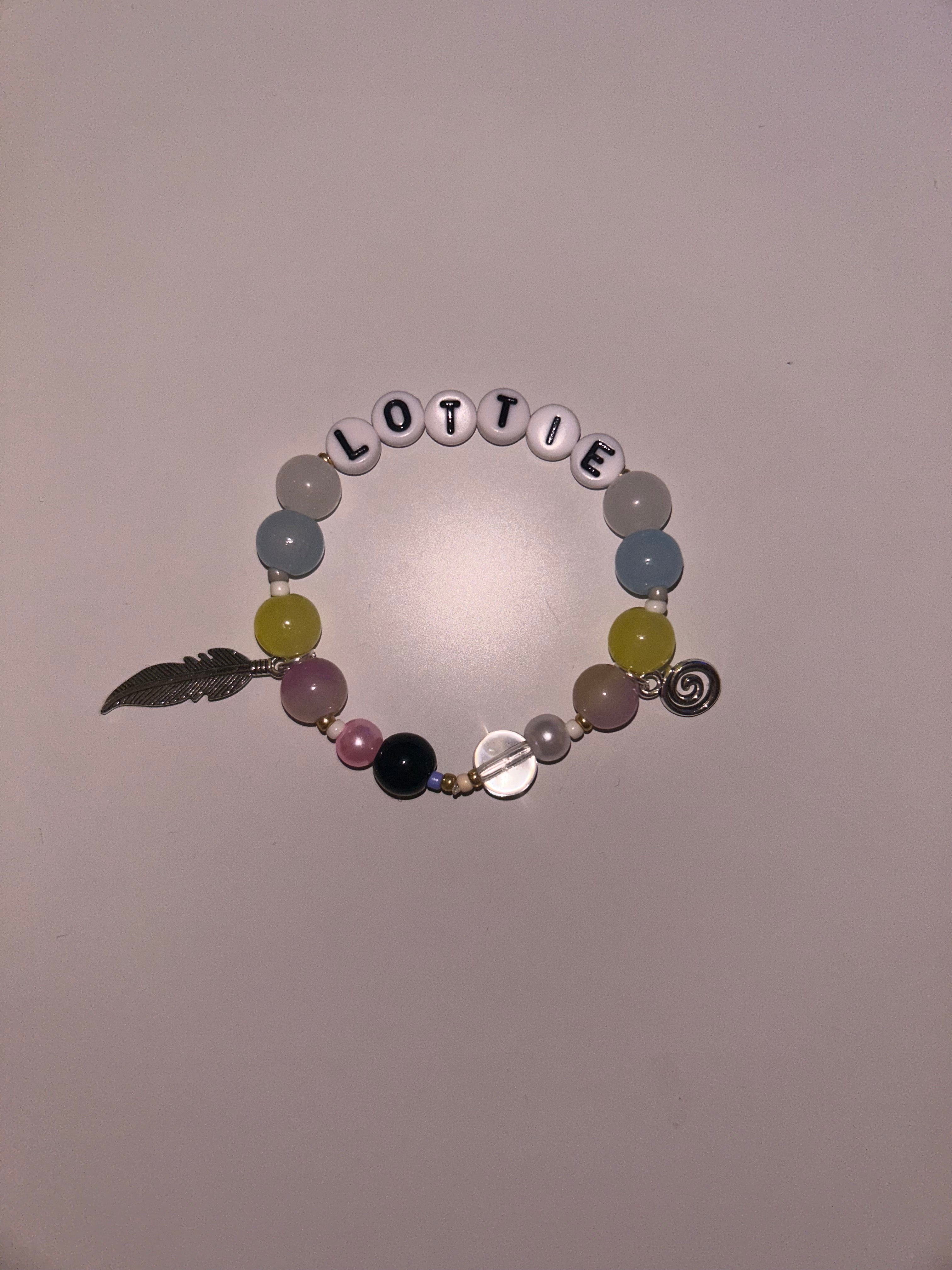 Lottie Matthews Yellowjackets inspired handmade bracelet