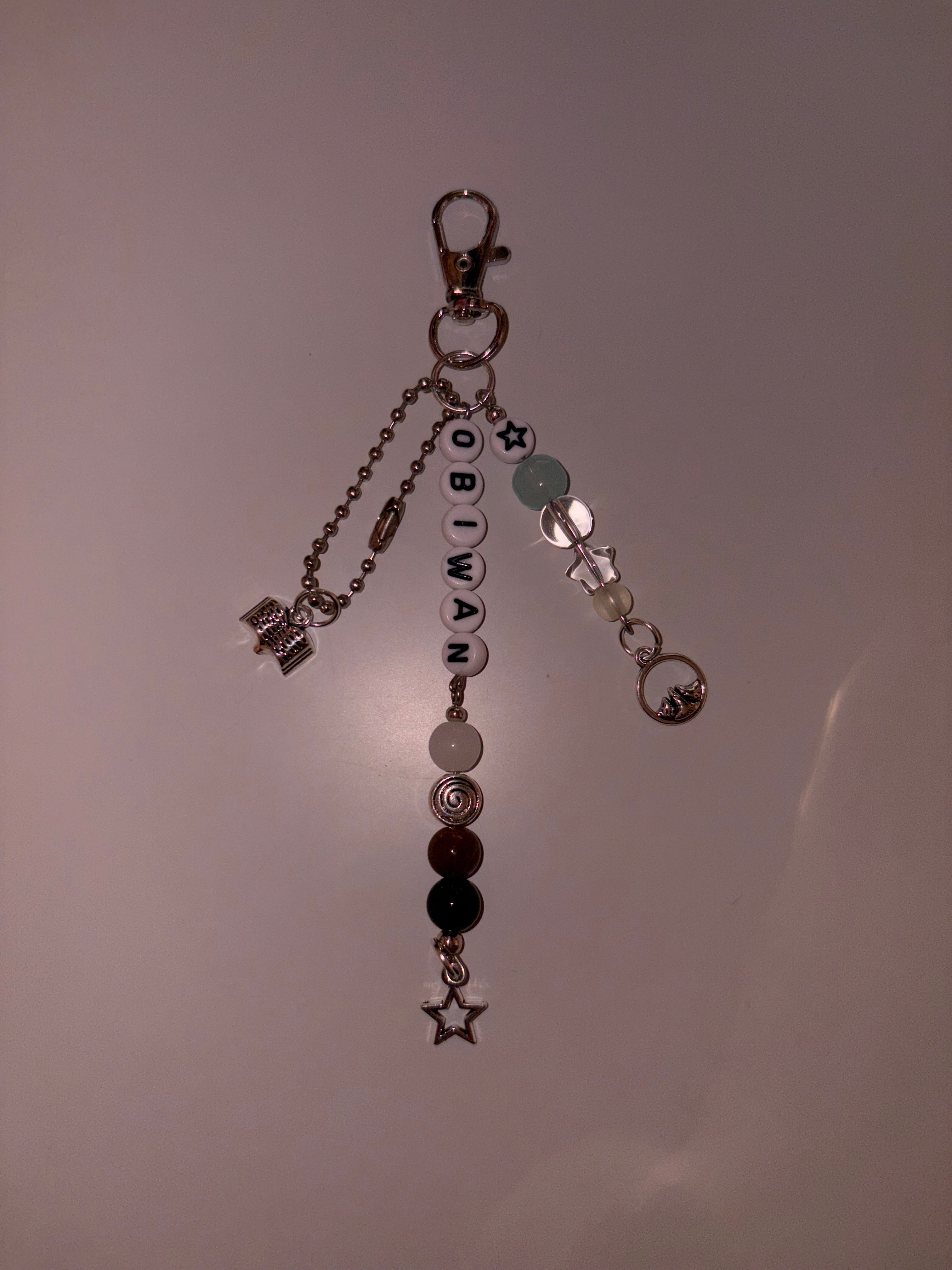 Obi-Wan Kenobi Star Wars inspired handmade keychain