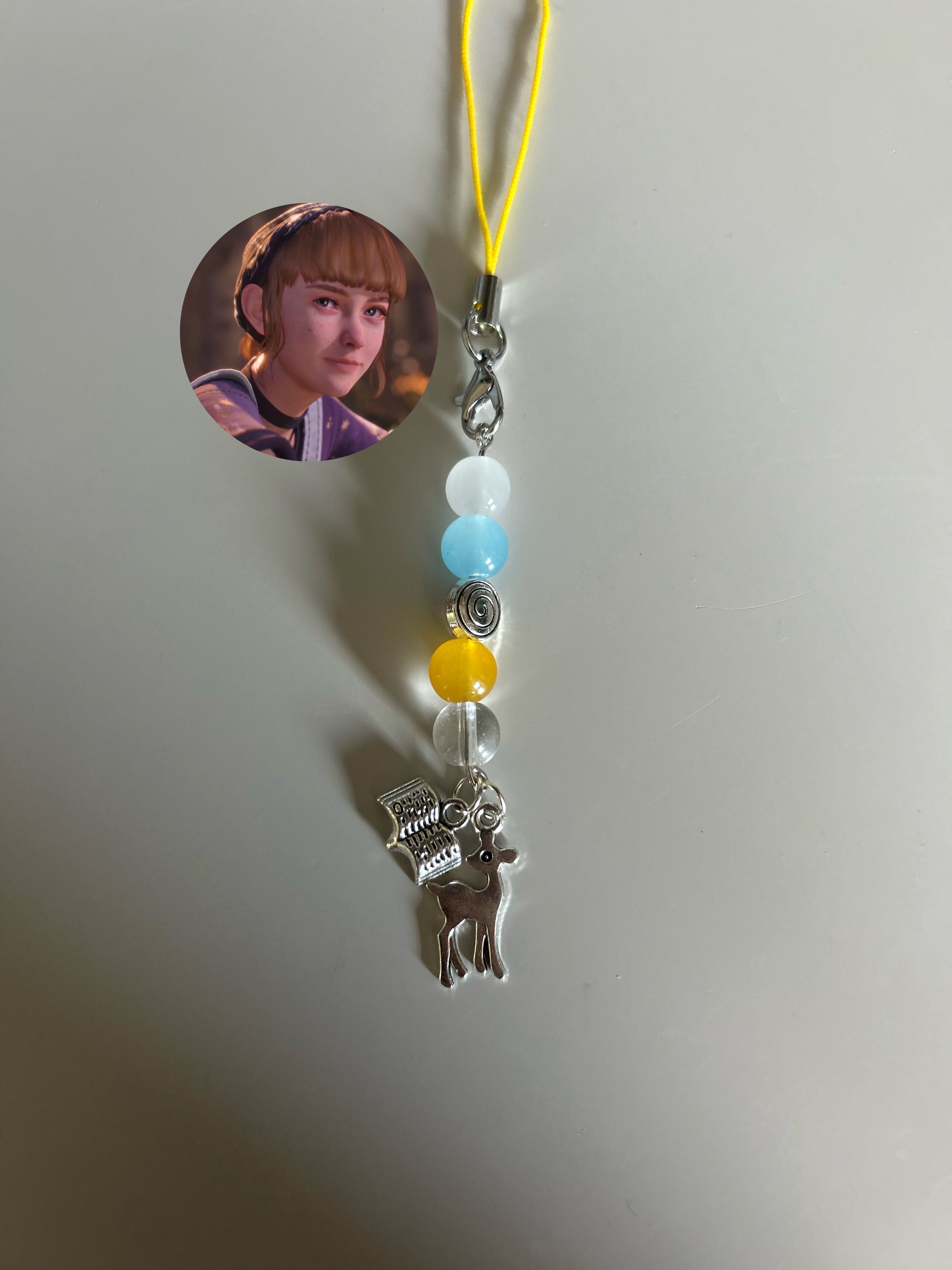 Kat Lost Records Bloom and Rage inspired handmade phone charm