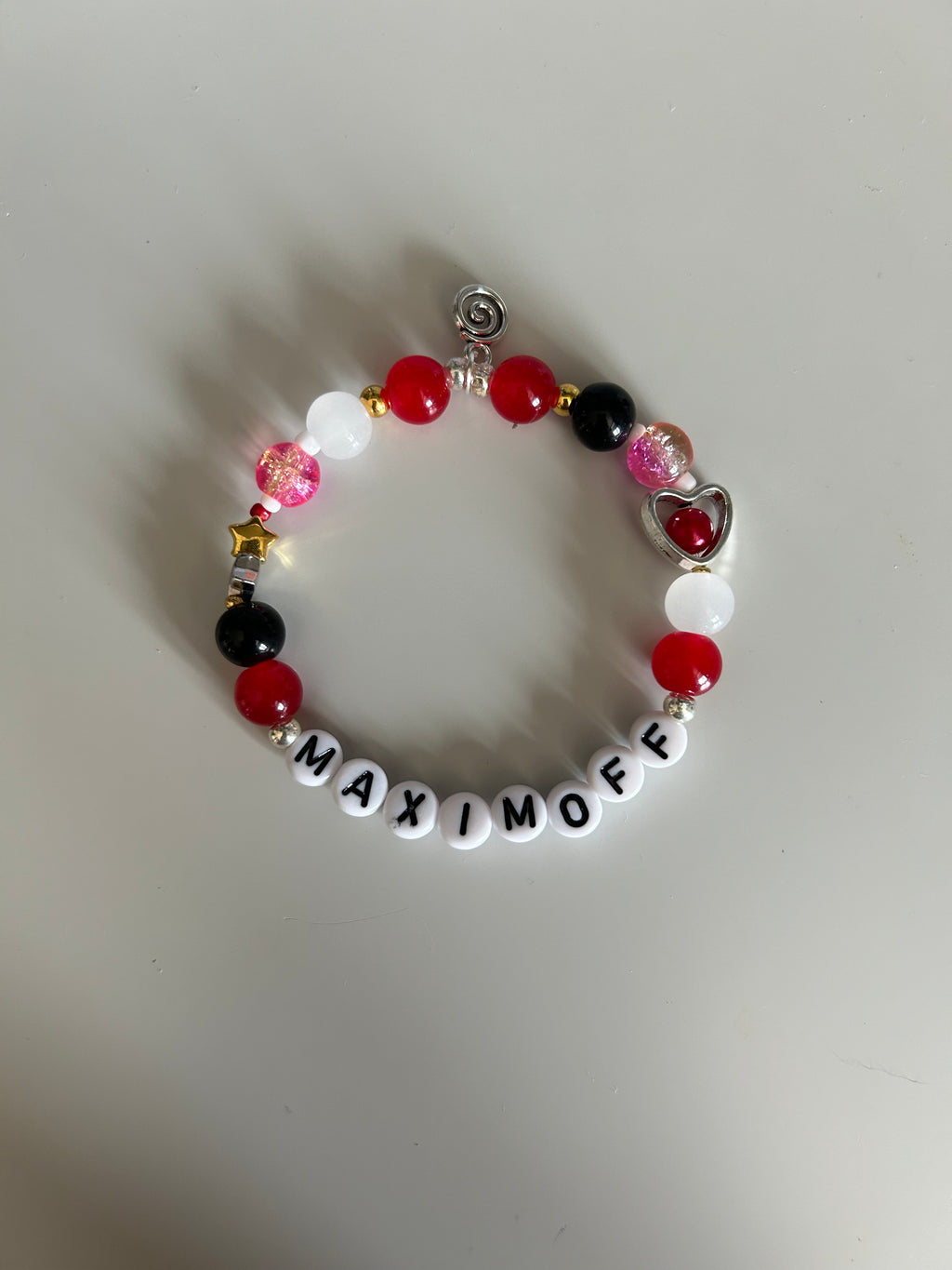Wanda Maximoff Scarlet Witch inspired handmade bracelet