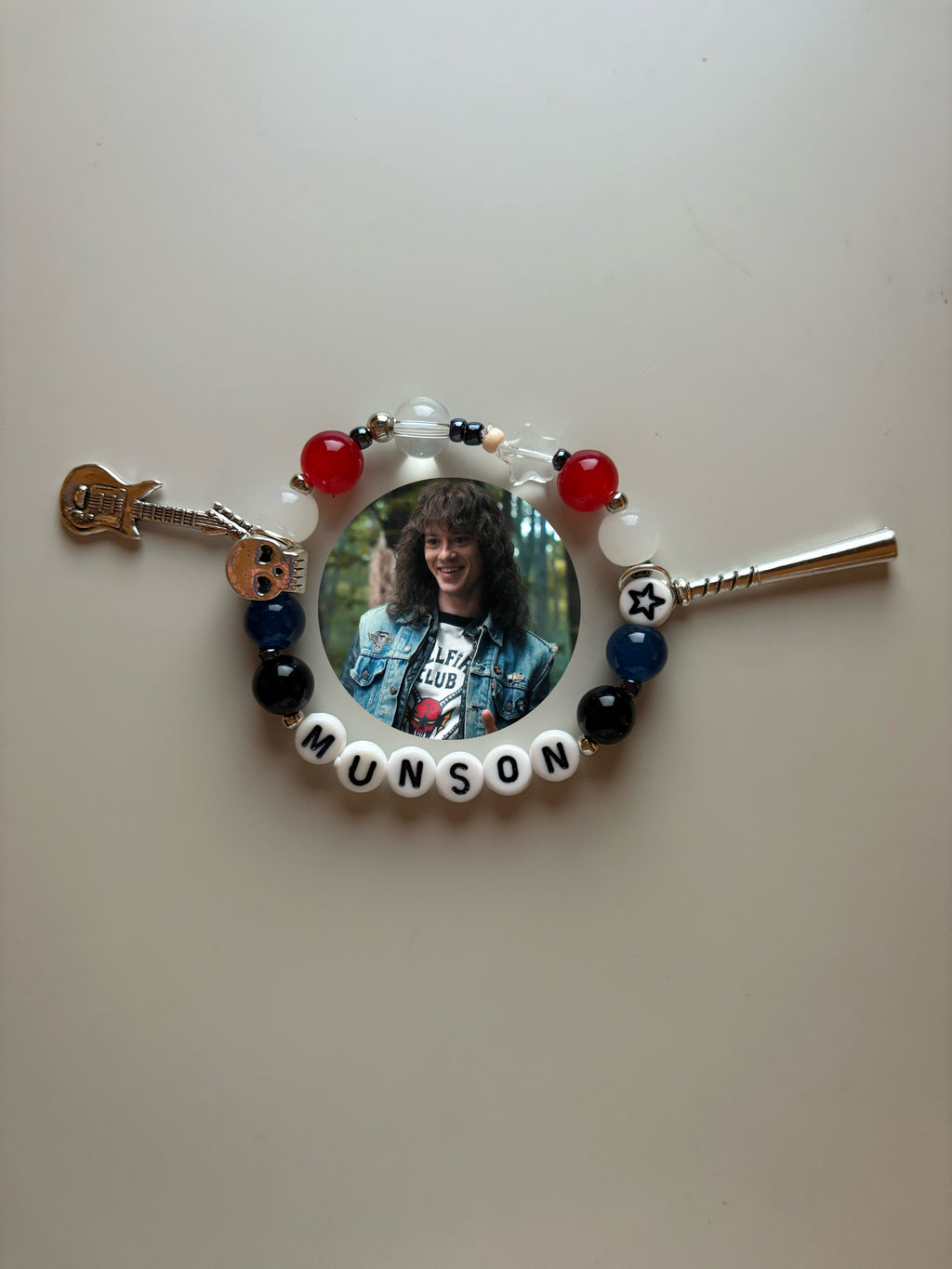 Eddie Munson inspired handmade bracelet