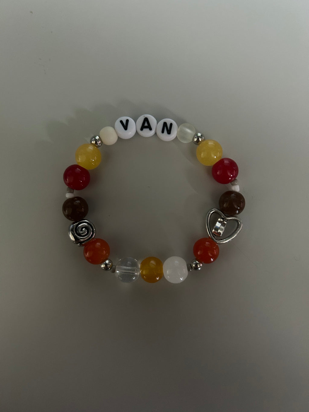 Van (Vanessa) Palmer Yellowjacket’s inspired handmade bracelet