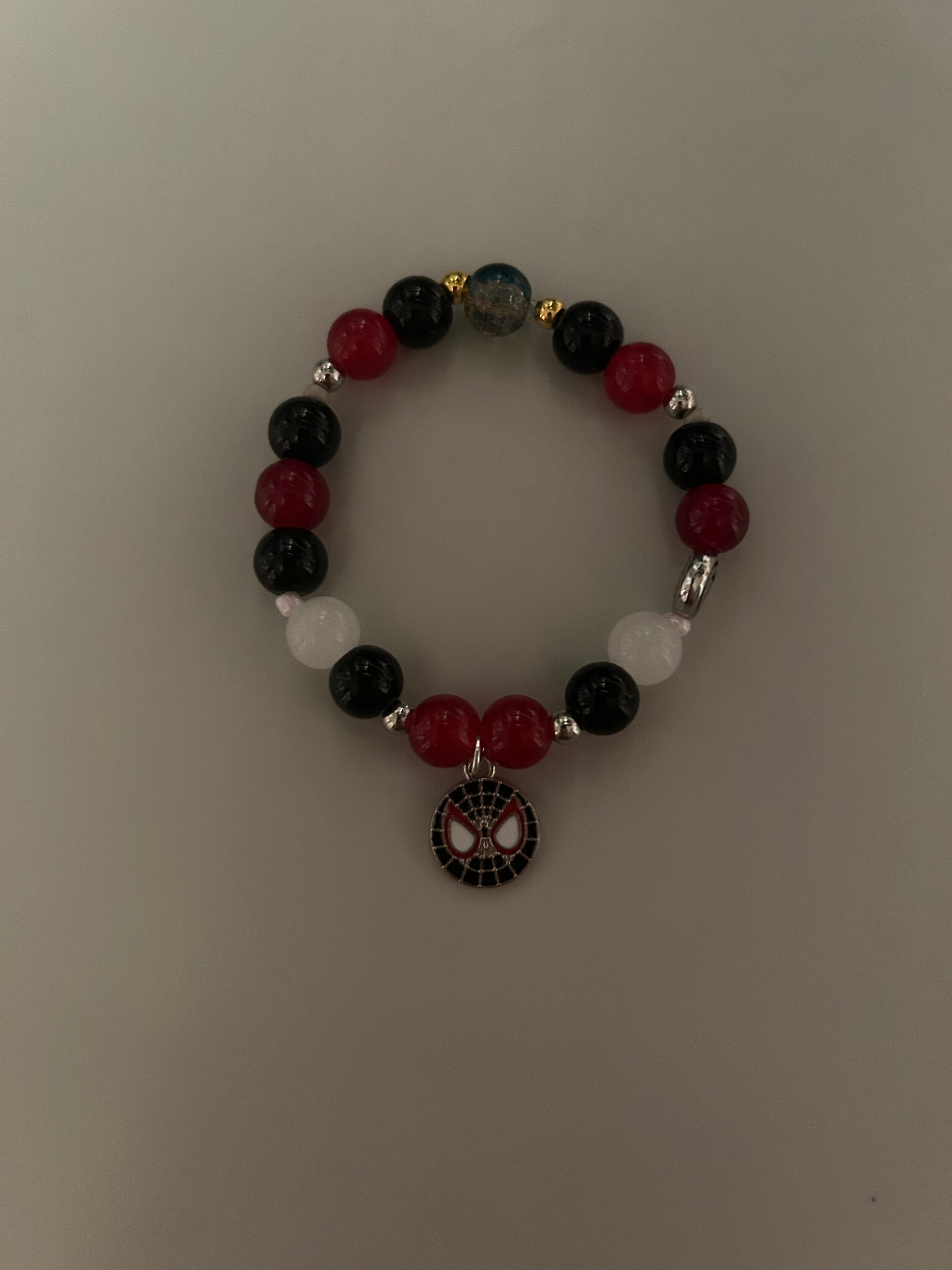 Miles Morales Spider-Man marvel inspired handmade bracelet