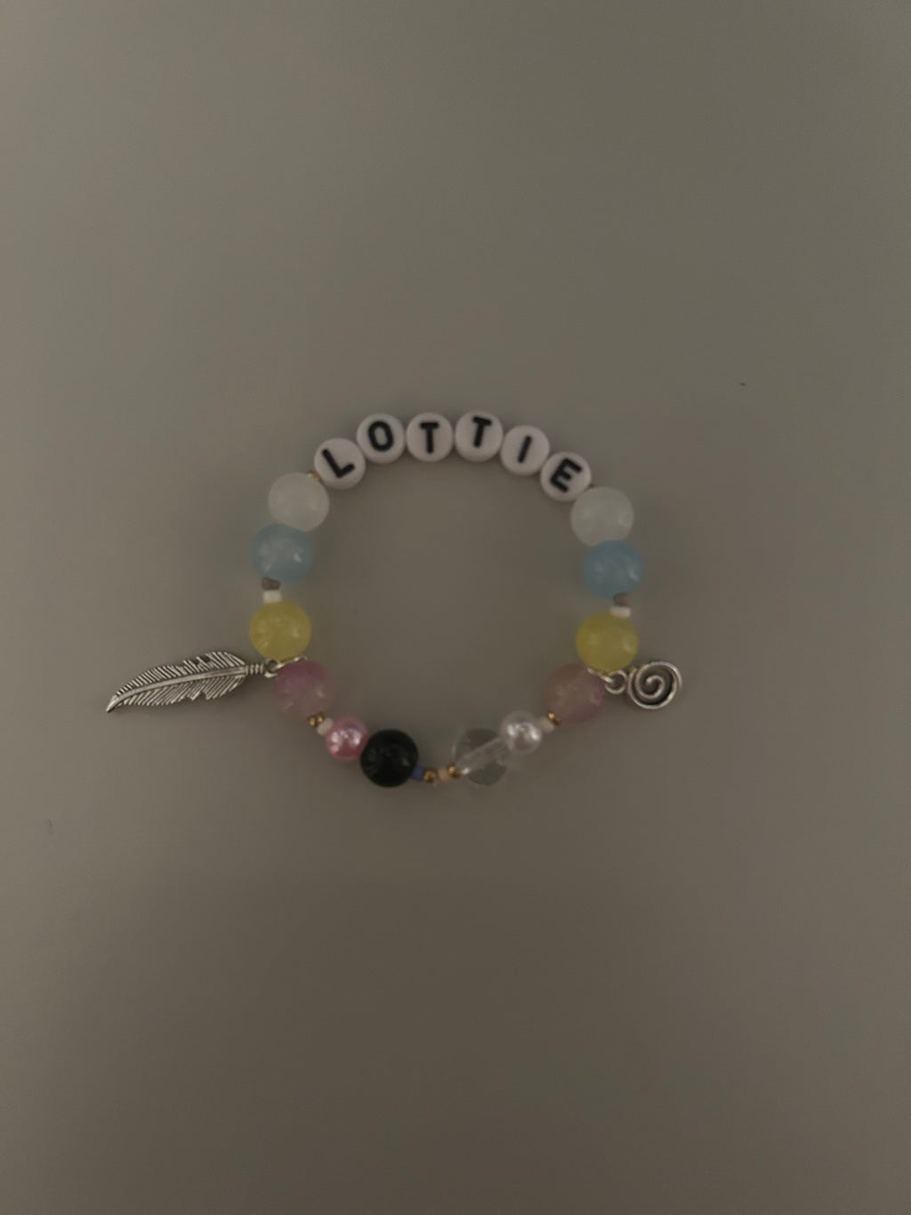 Lottie Matthews Yellowjackets inspired handmade bracelet