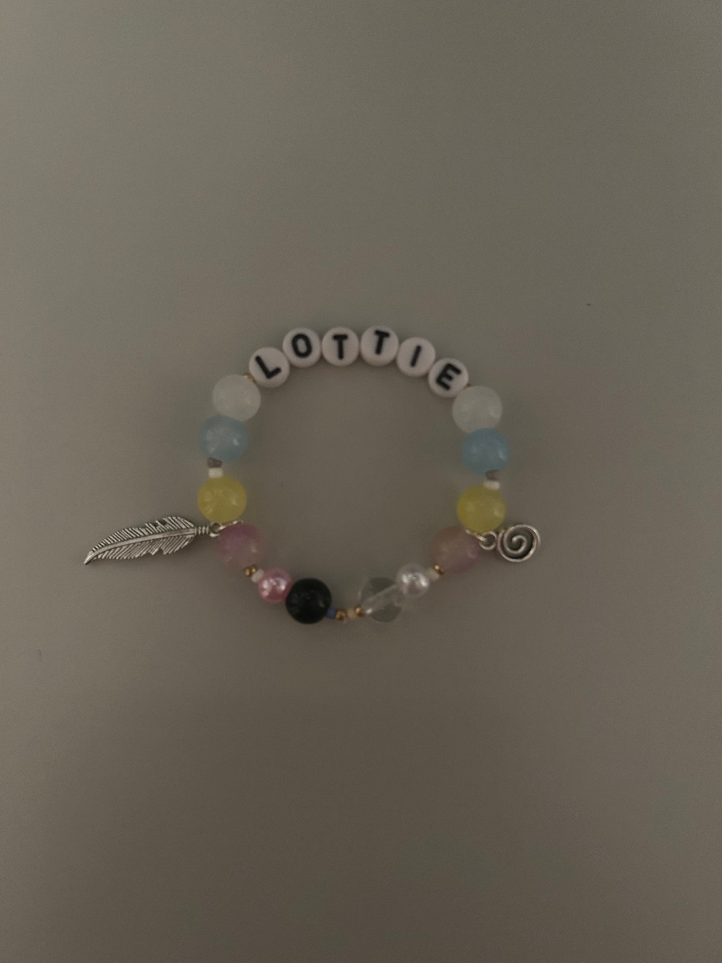 Lottie Matthews Yellowjackets inspired handmade bracelet