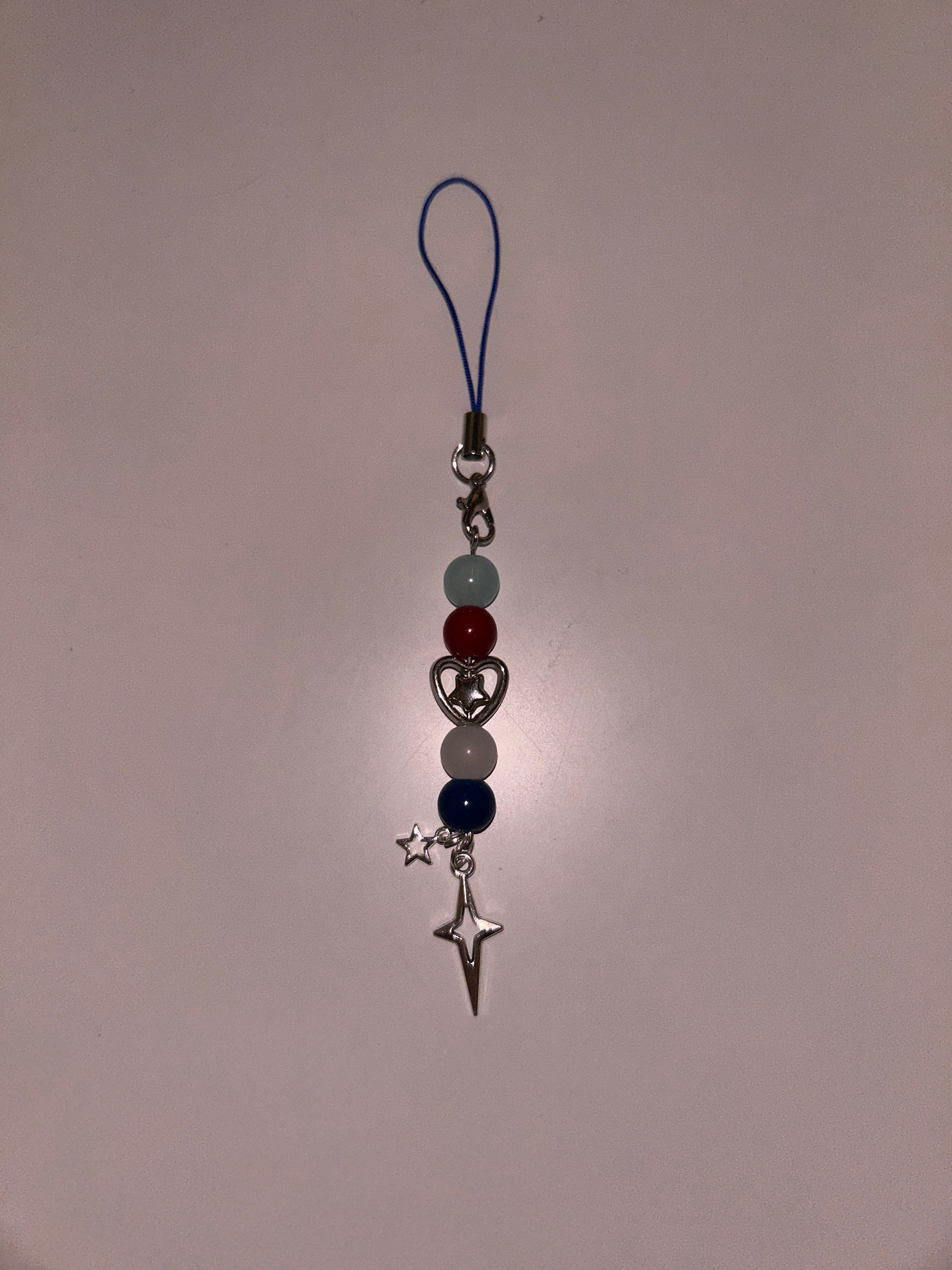 Steve Rogers Captain America inspired handmade phone charm