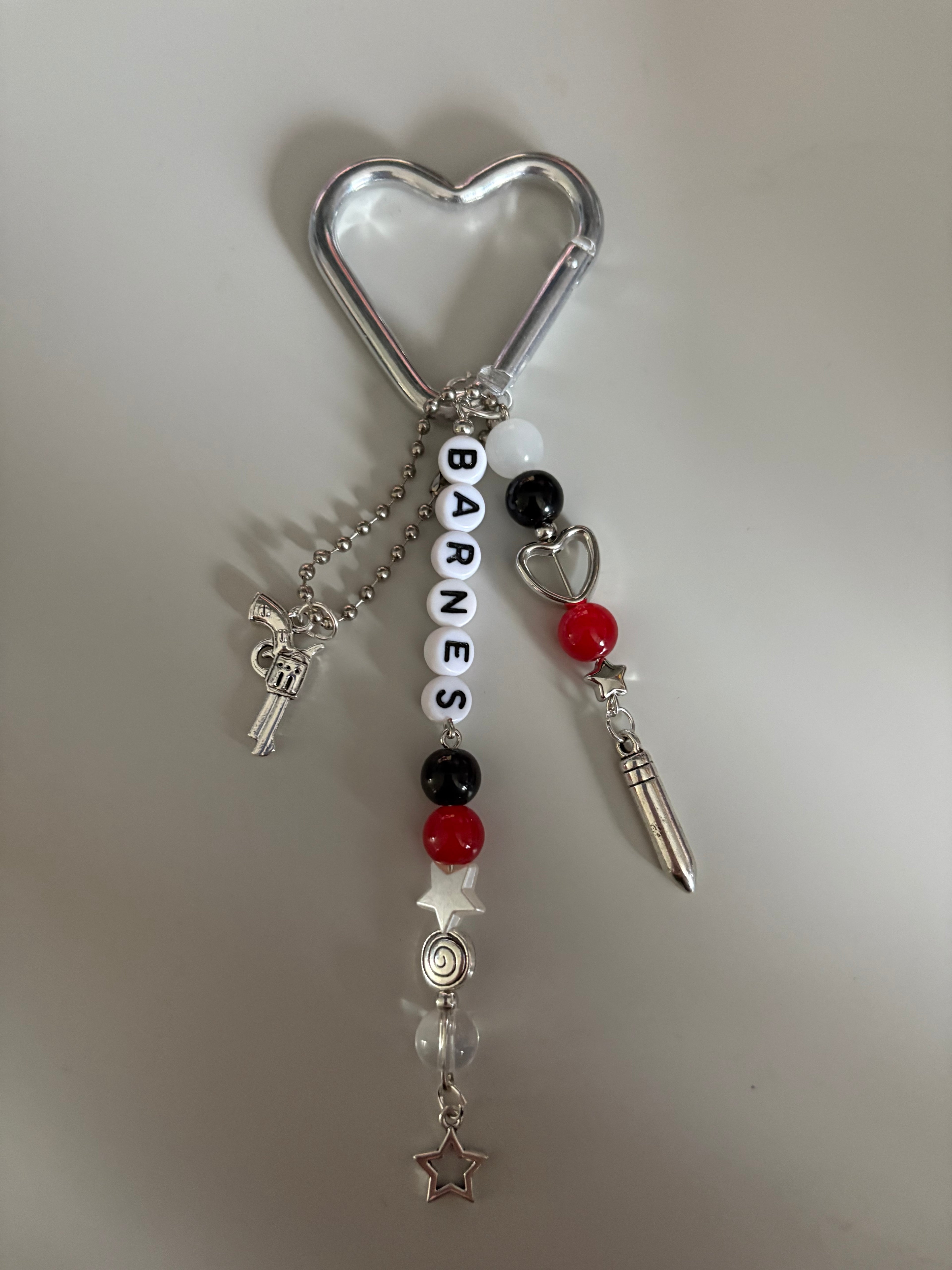 Bucky Barnes The Winter Soldier inspired handmade keychain carabiner