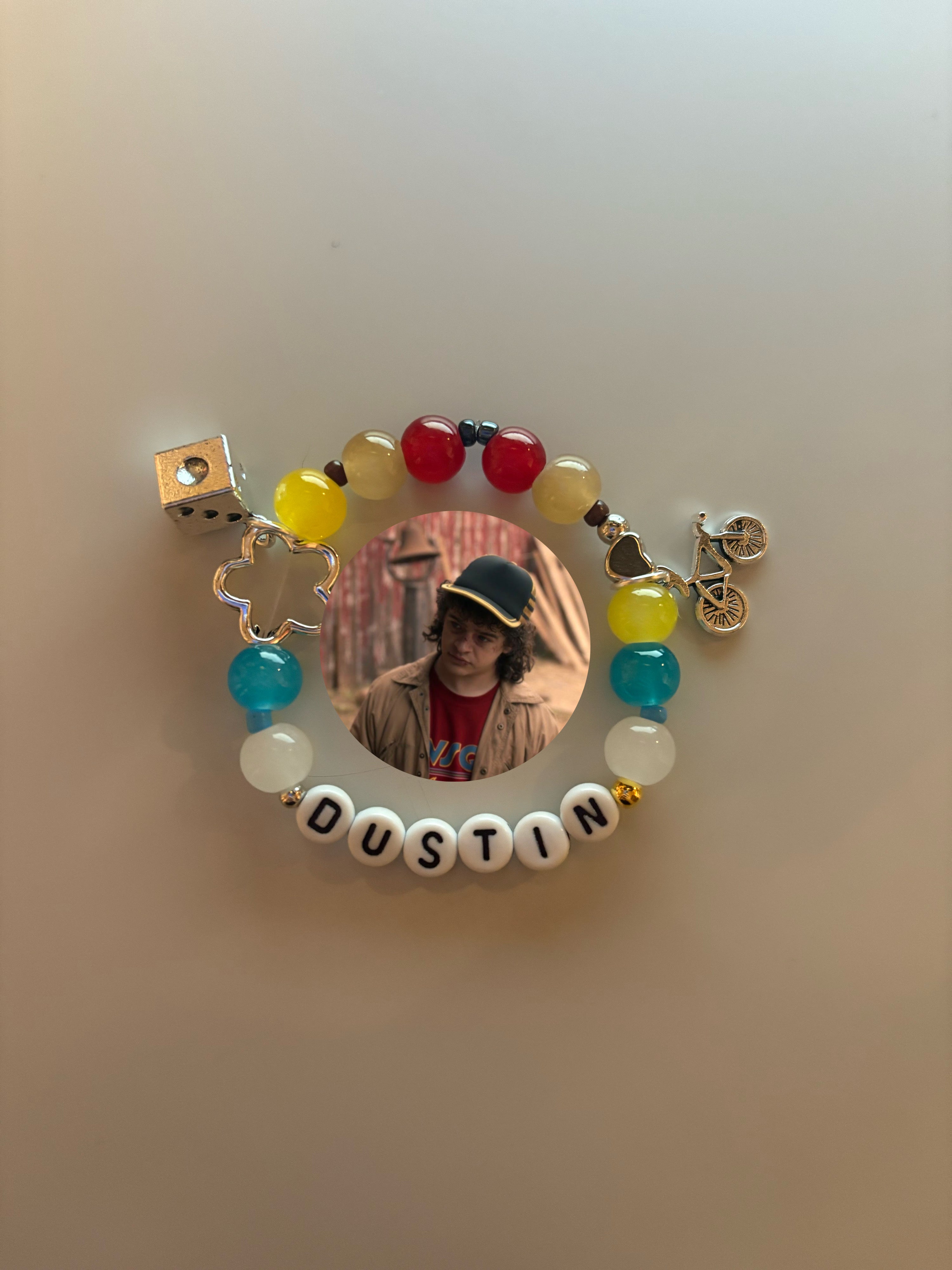 Dustin Henderson inspired handmade bracelet