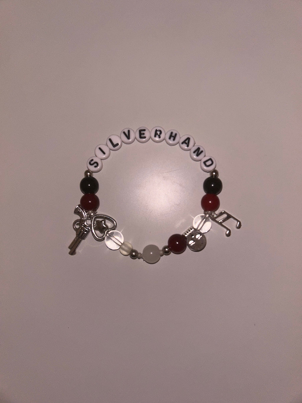 Johnny Silverhand Cyberpunk 2077 inspired handmade bracelet