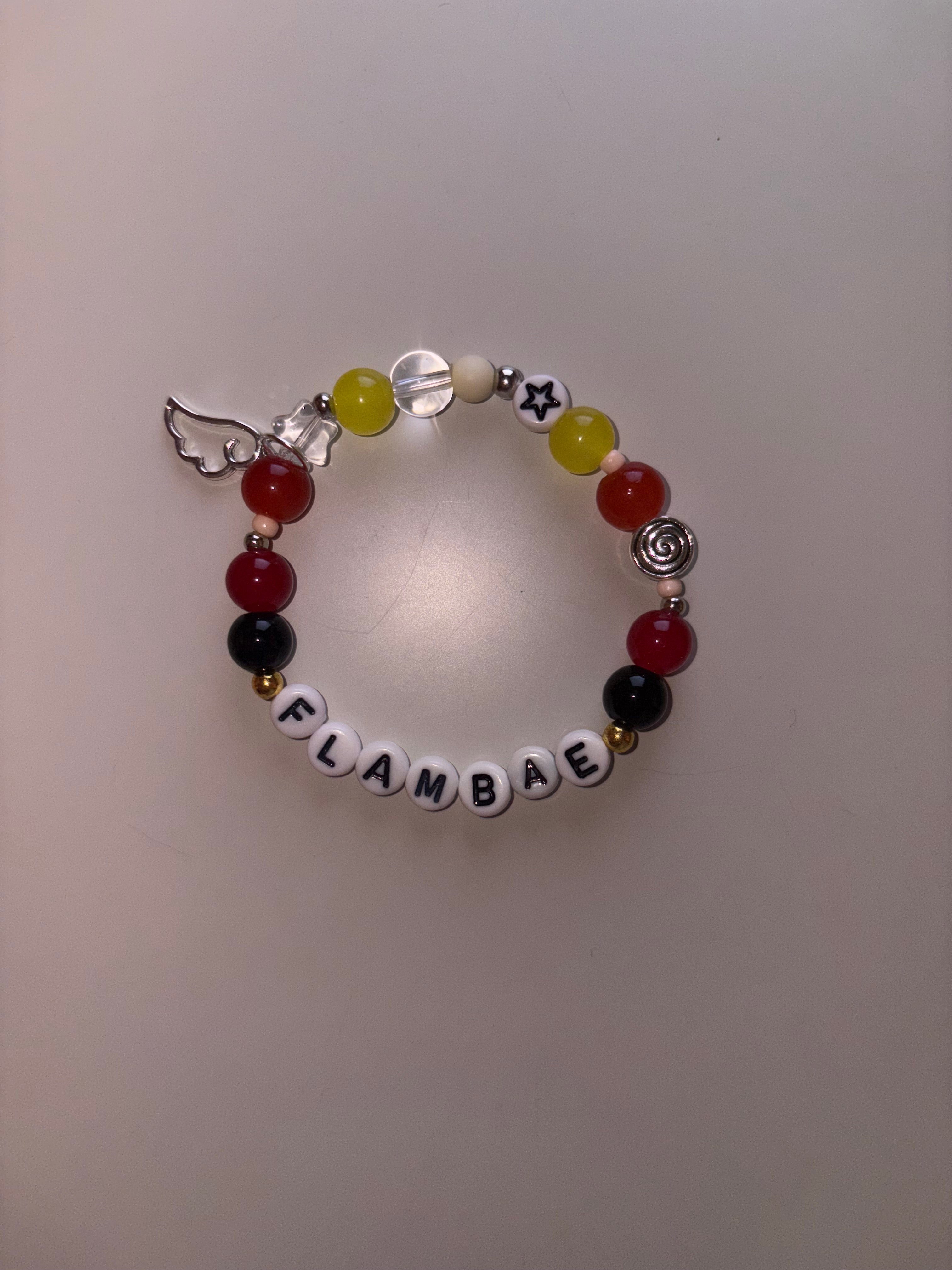 Flambae Dispatch inspired handmade bracelet