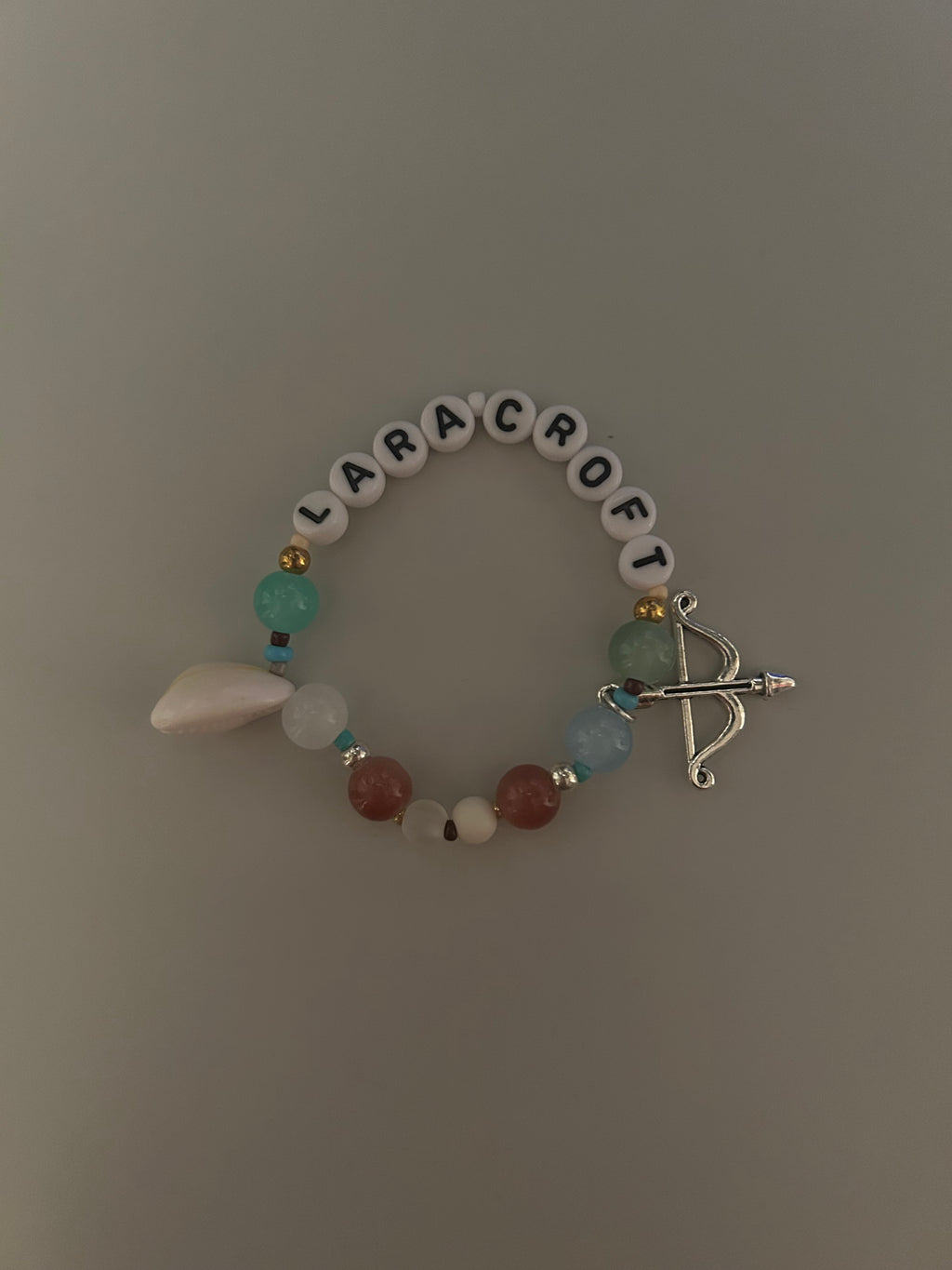 Lara Croft Tomb Raider inspired handmade bracelet