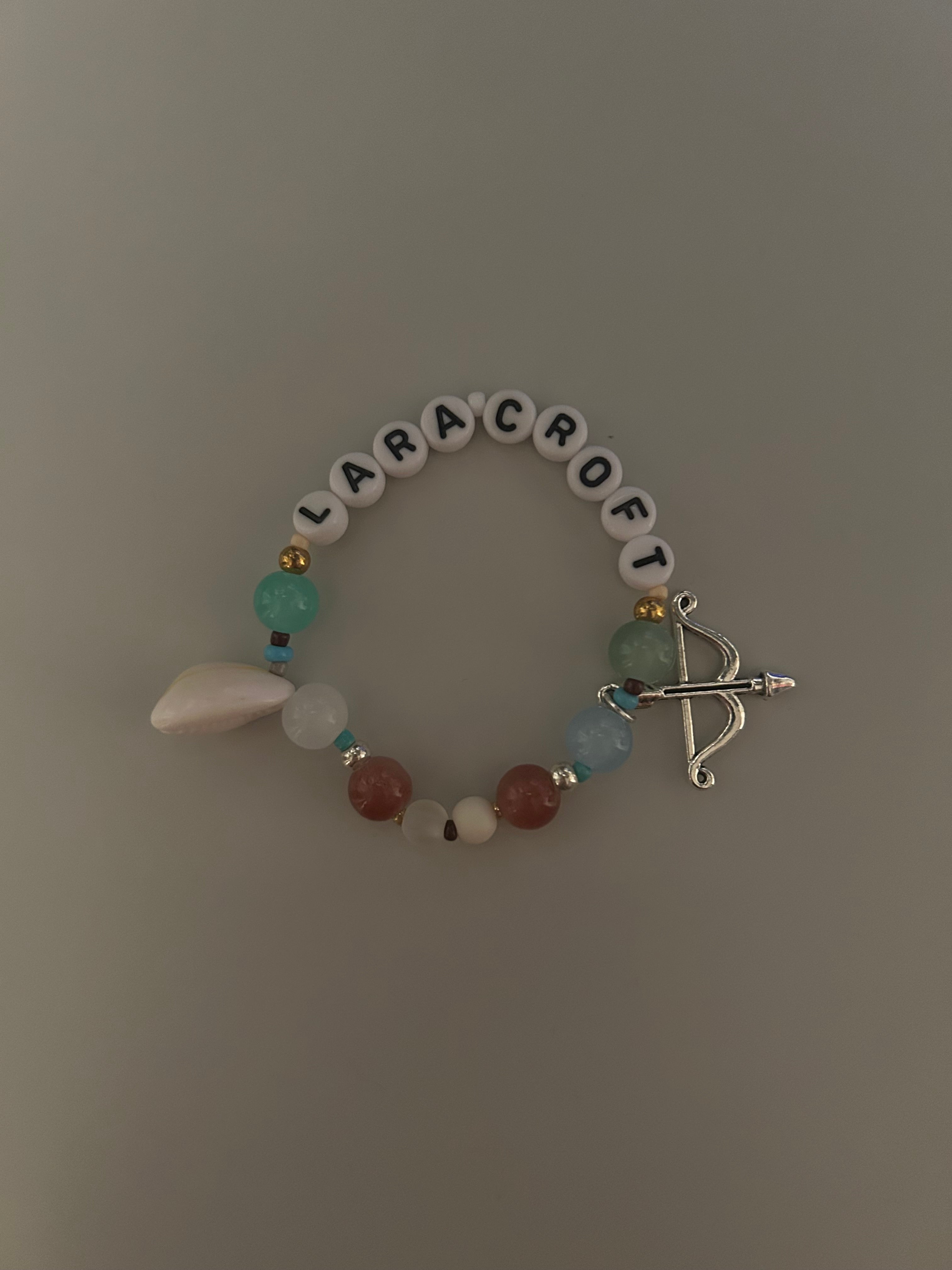 Lara Croft Tomb Raider inspired handmade bracelet