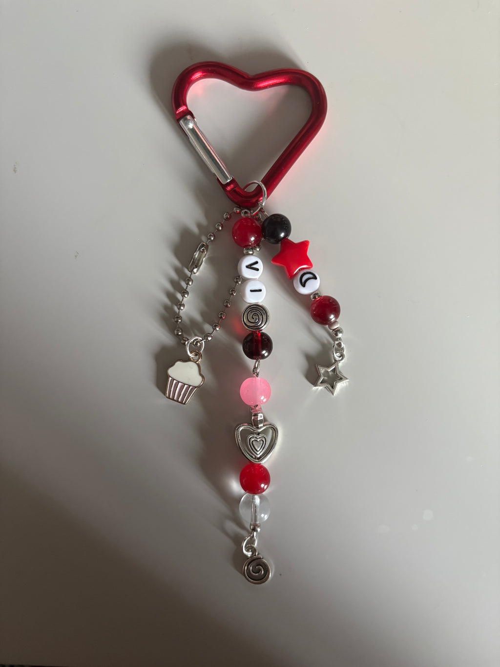 Vi Arcane and League of Legends inspired handmade keychain carabiner