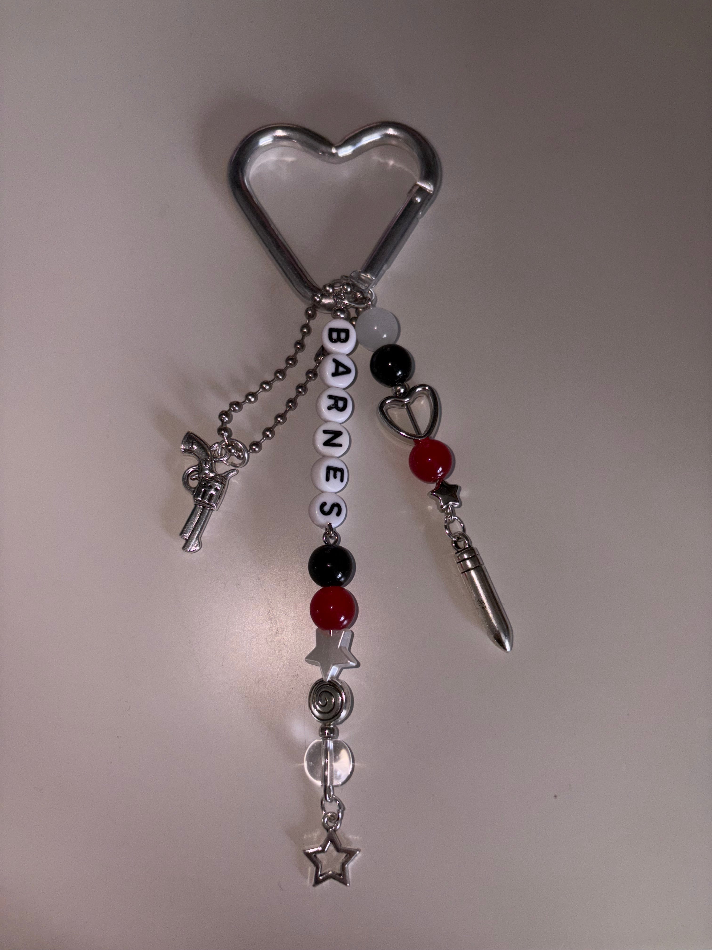 Bucky Barnes The Winter Soldier inspired handmade keychain carabiner