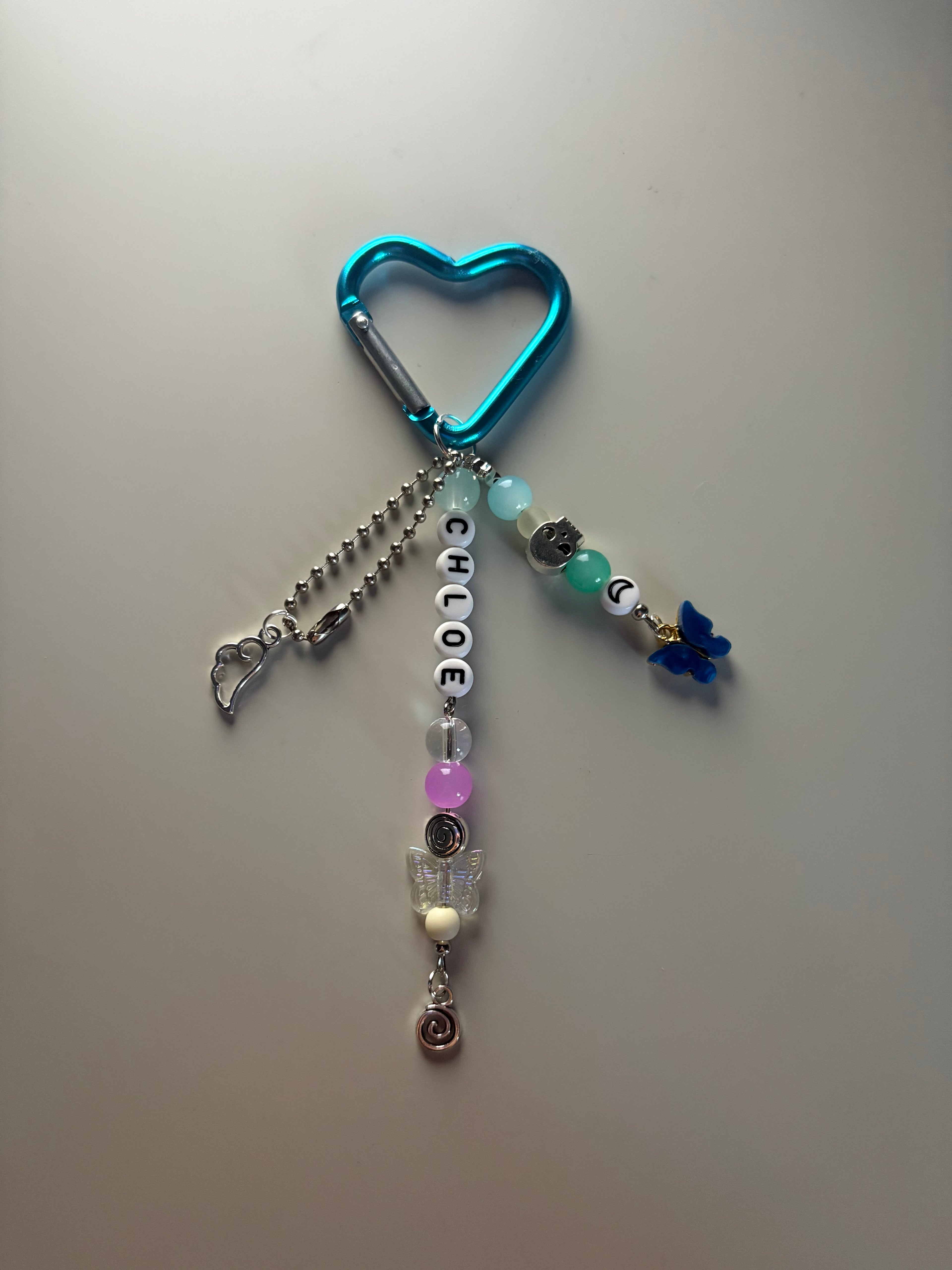 Chloe Price video game inspired handmade keychain carabiner