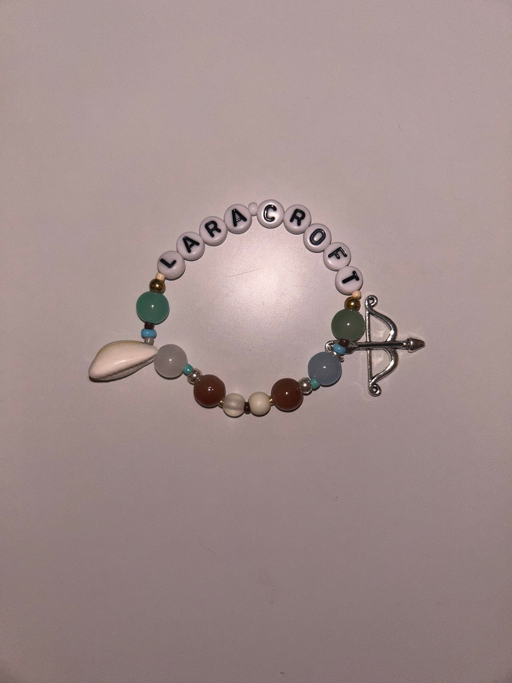 Lara Croft Tomb Raider inspired handmade bracelet