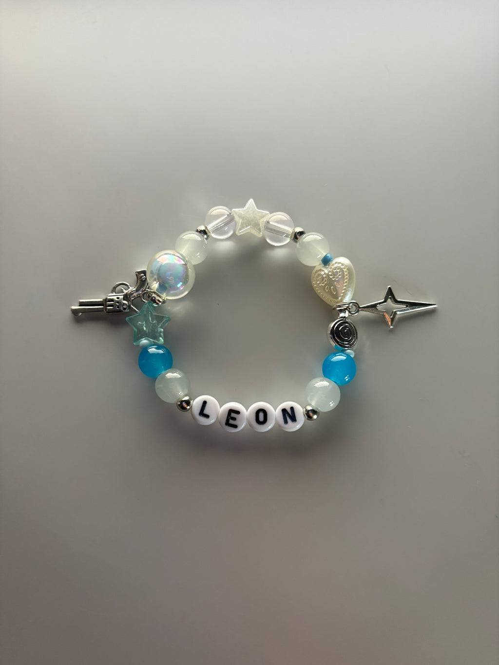 Leon character inspired handmade bracelet