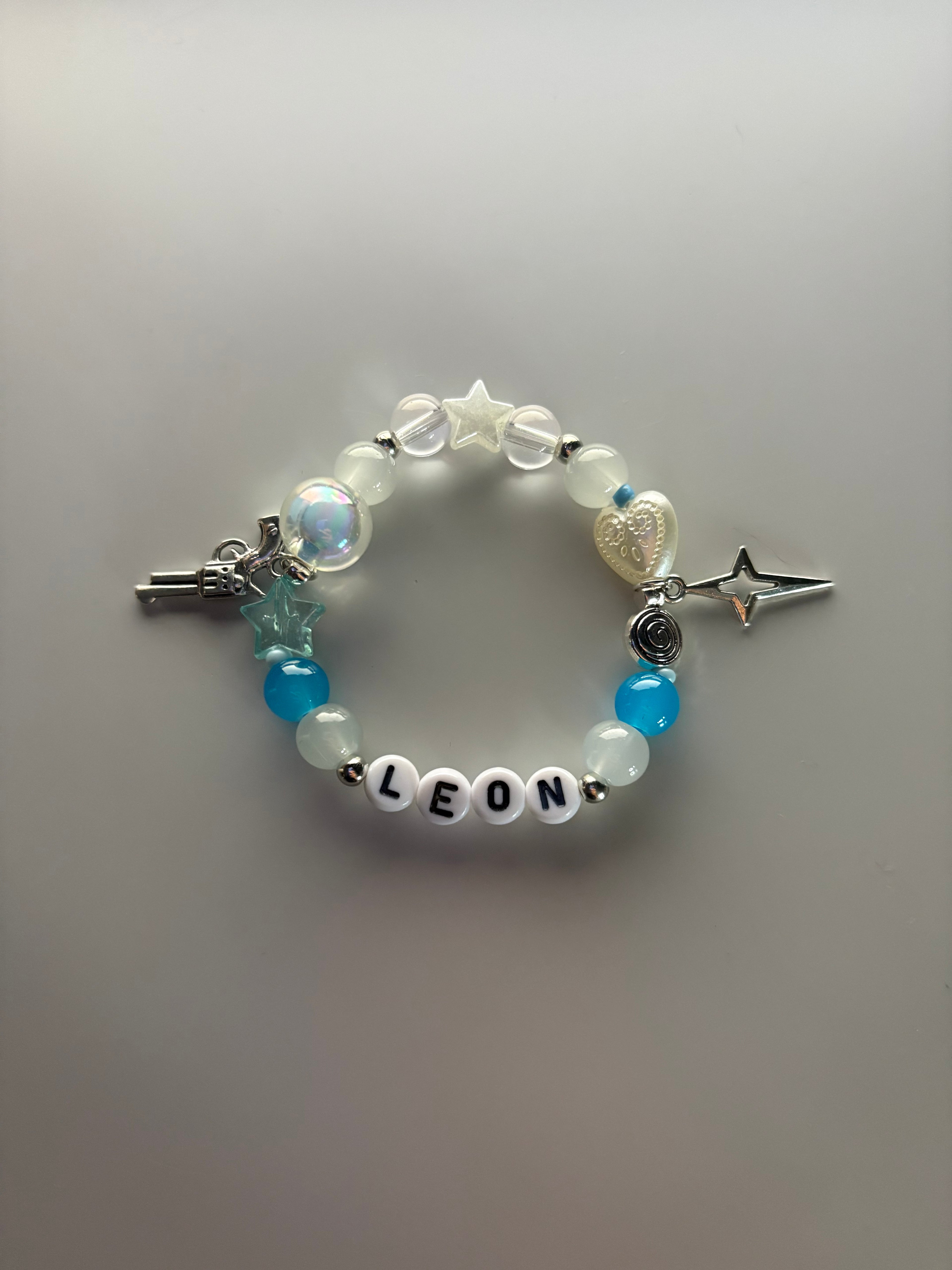 Leon character inspired handmade bracelet