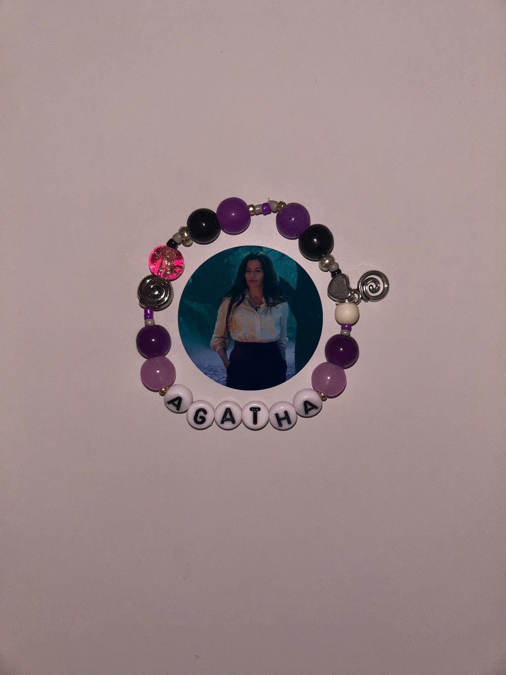 Agatha Harkness Agatha All Along inspired handmade bracelet