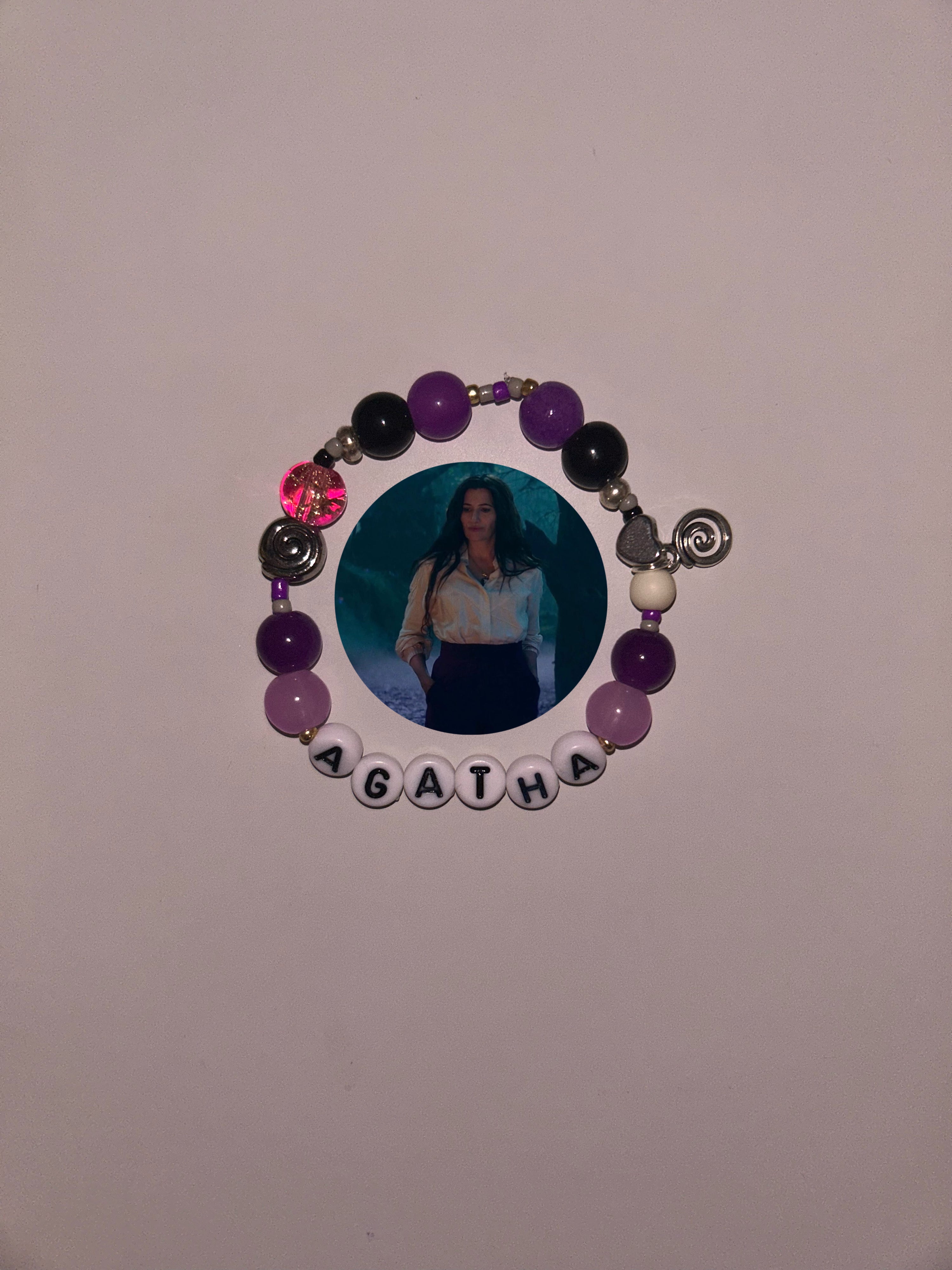 Agatha Harkness Agatha All Along inspired handmade bracelet