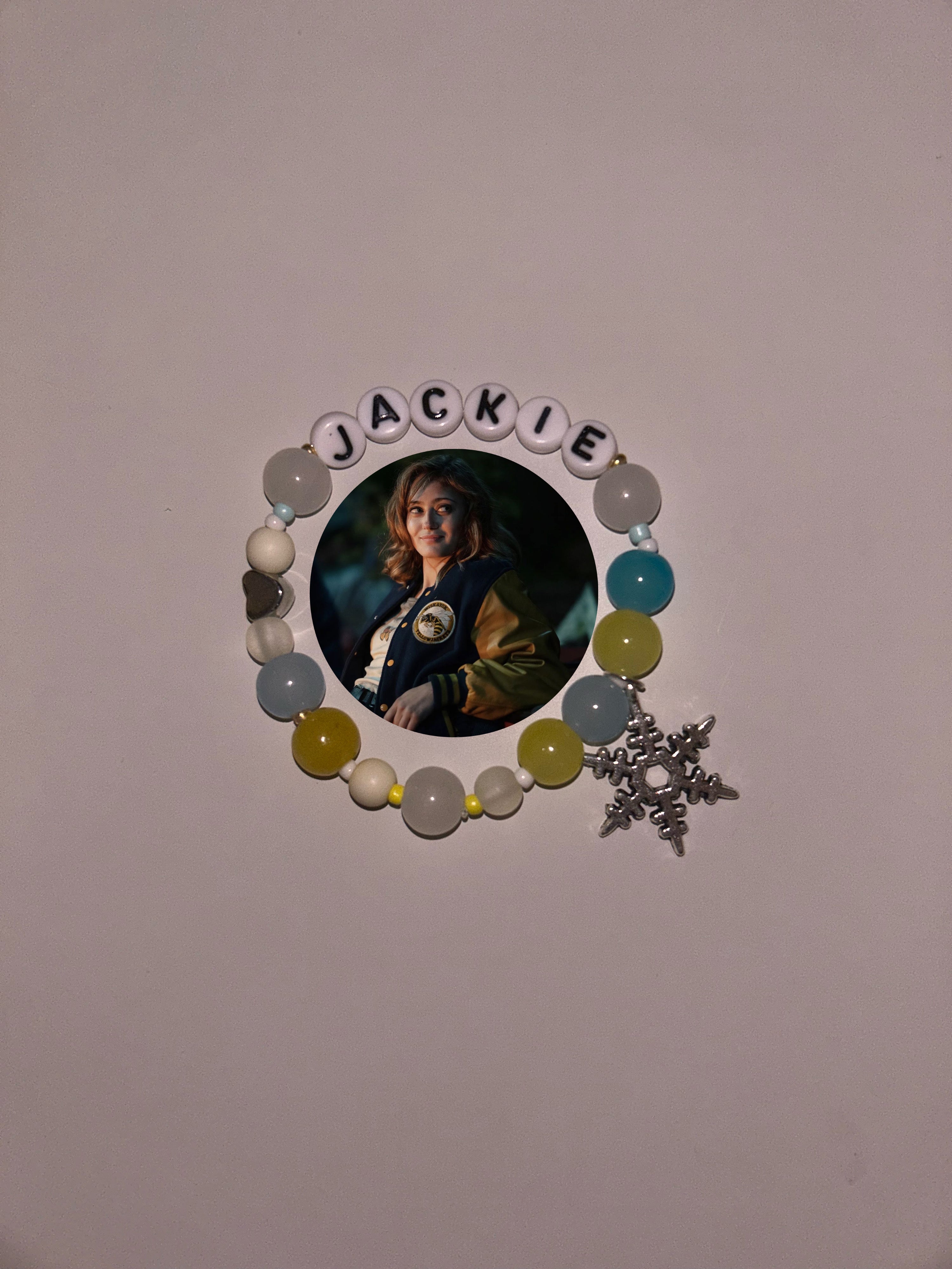 Jackie Yellowjackets inspired handmade bracelet