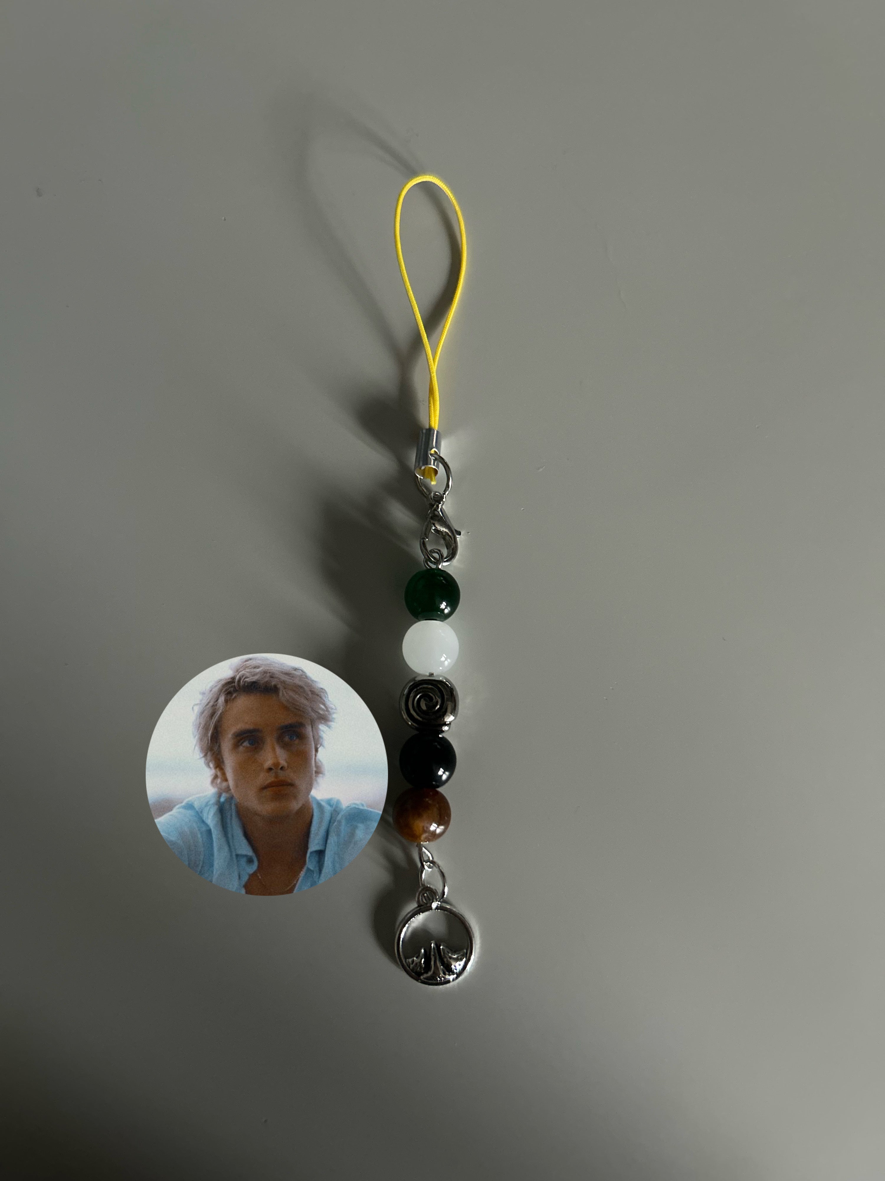 Haymitch Abernathy The Hunger Games Sunrise On The Reaping inspired handmade phone charm
