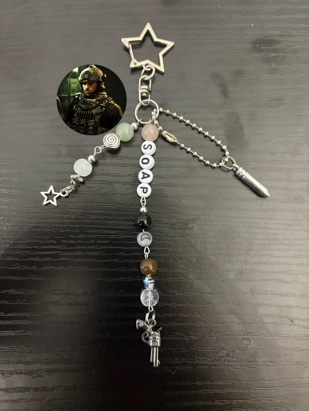 Soap custom inspired handmade keychain