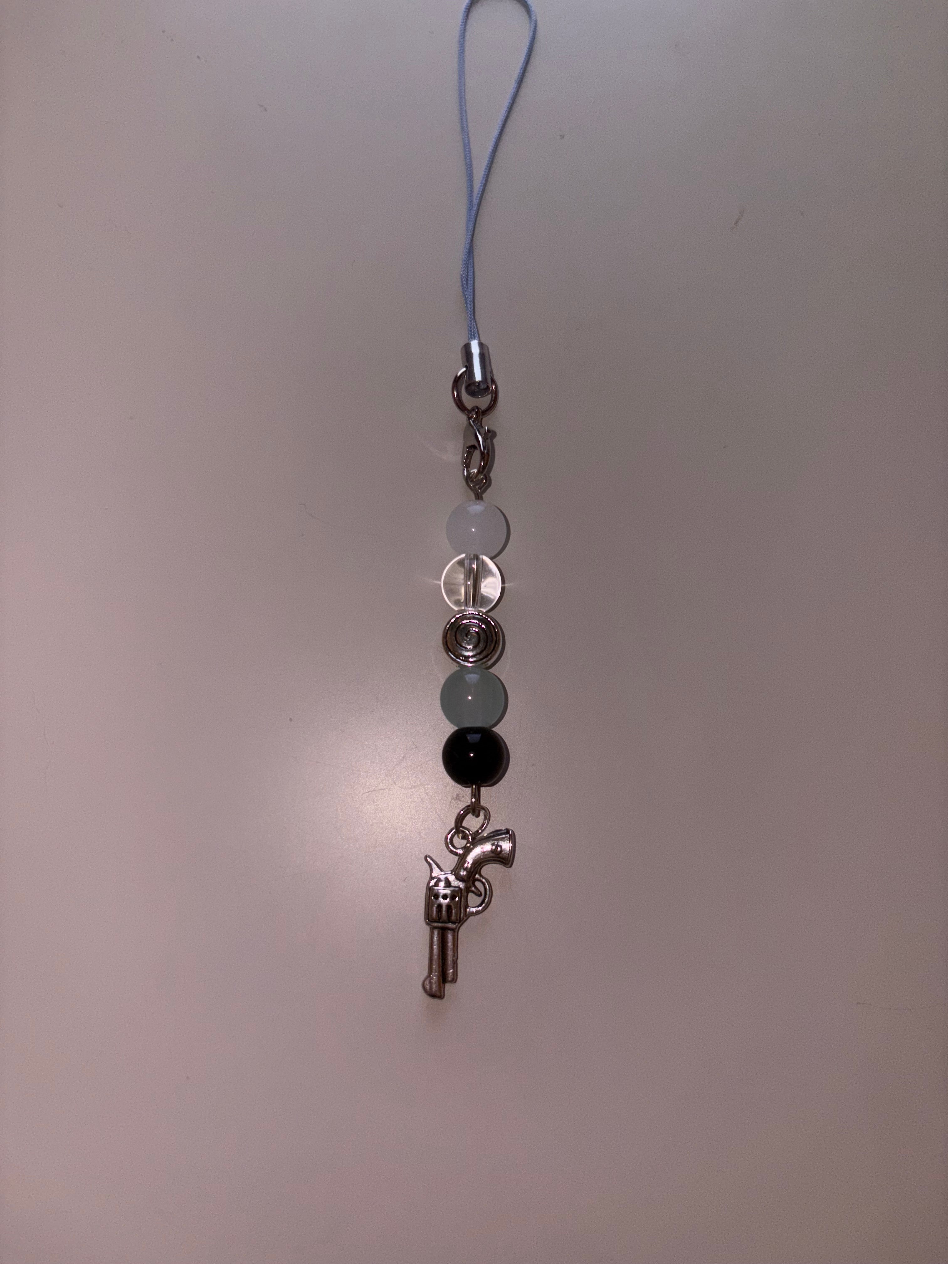 Connor Detroit Become Human inspired handmade phone charm