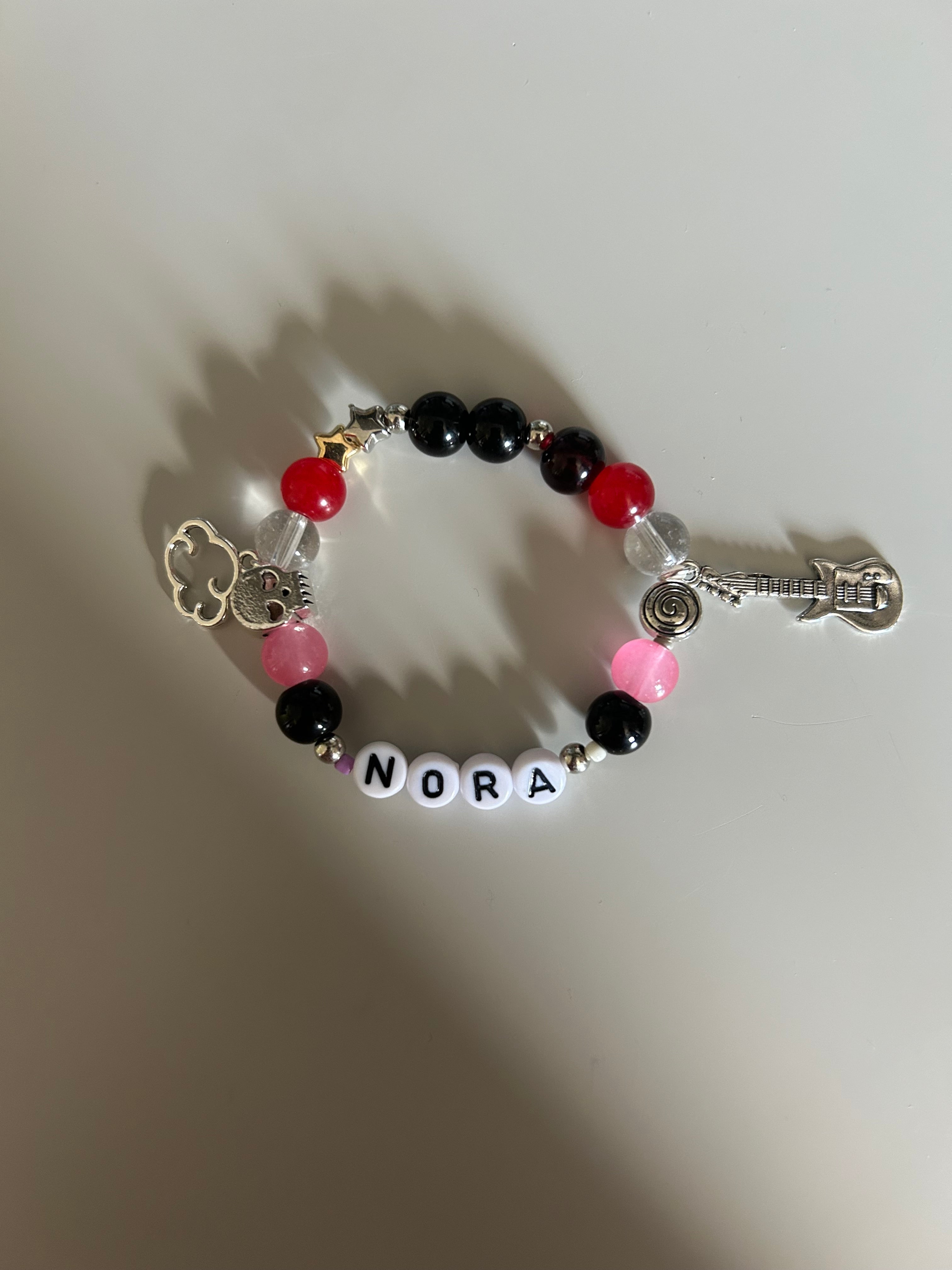Nora Lost Records Bloom and Rage inspired handmade bracelet