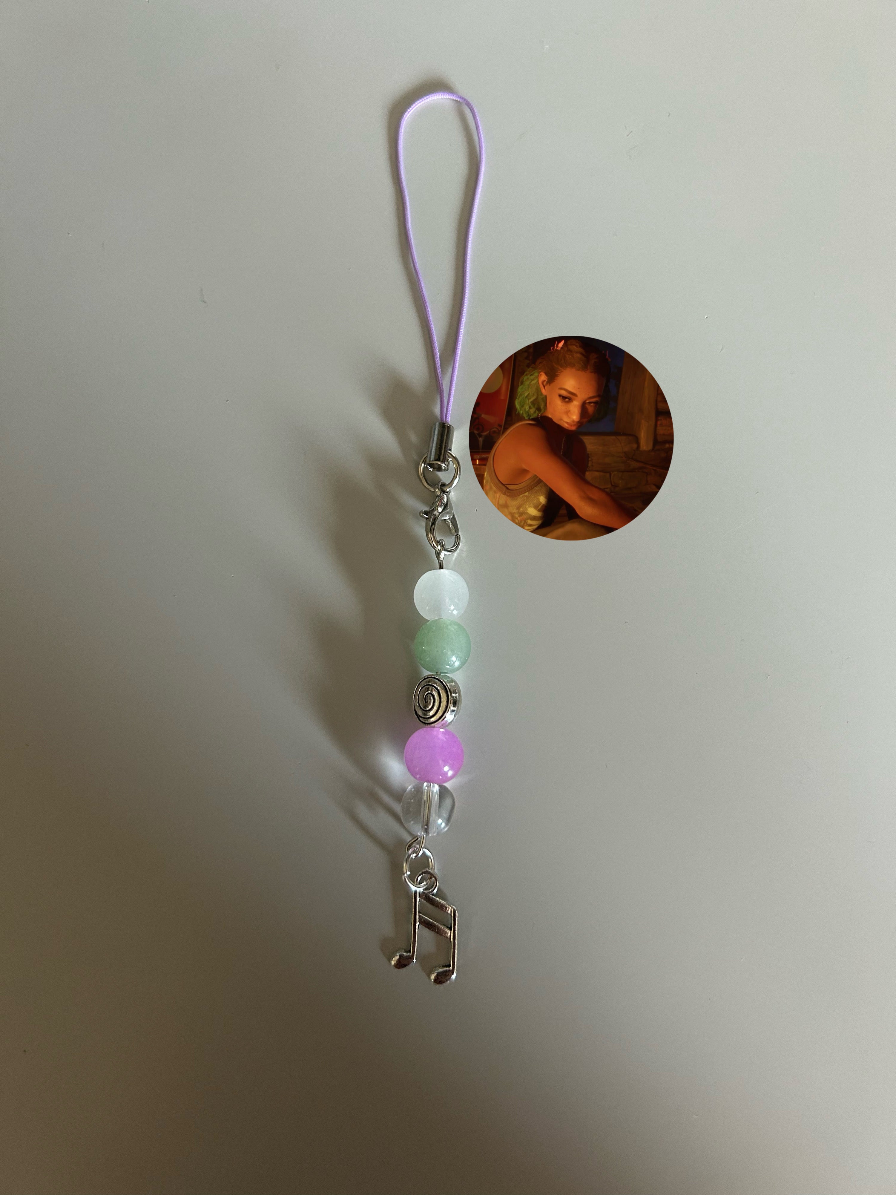 Autumn Lost Records Bloom and Rage inspired handmade phone charm
