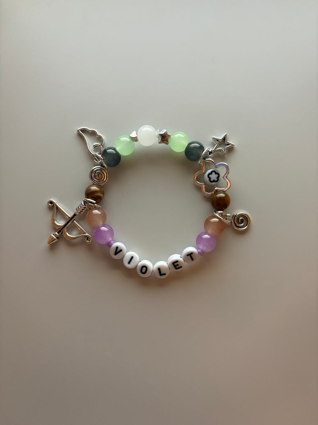 Violet The Walking Dead Game inspired handmade bracelet custom