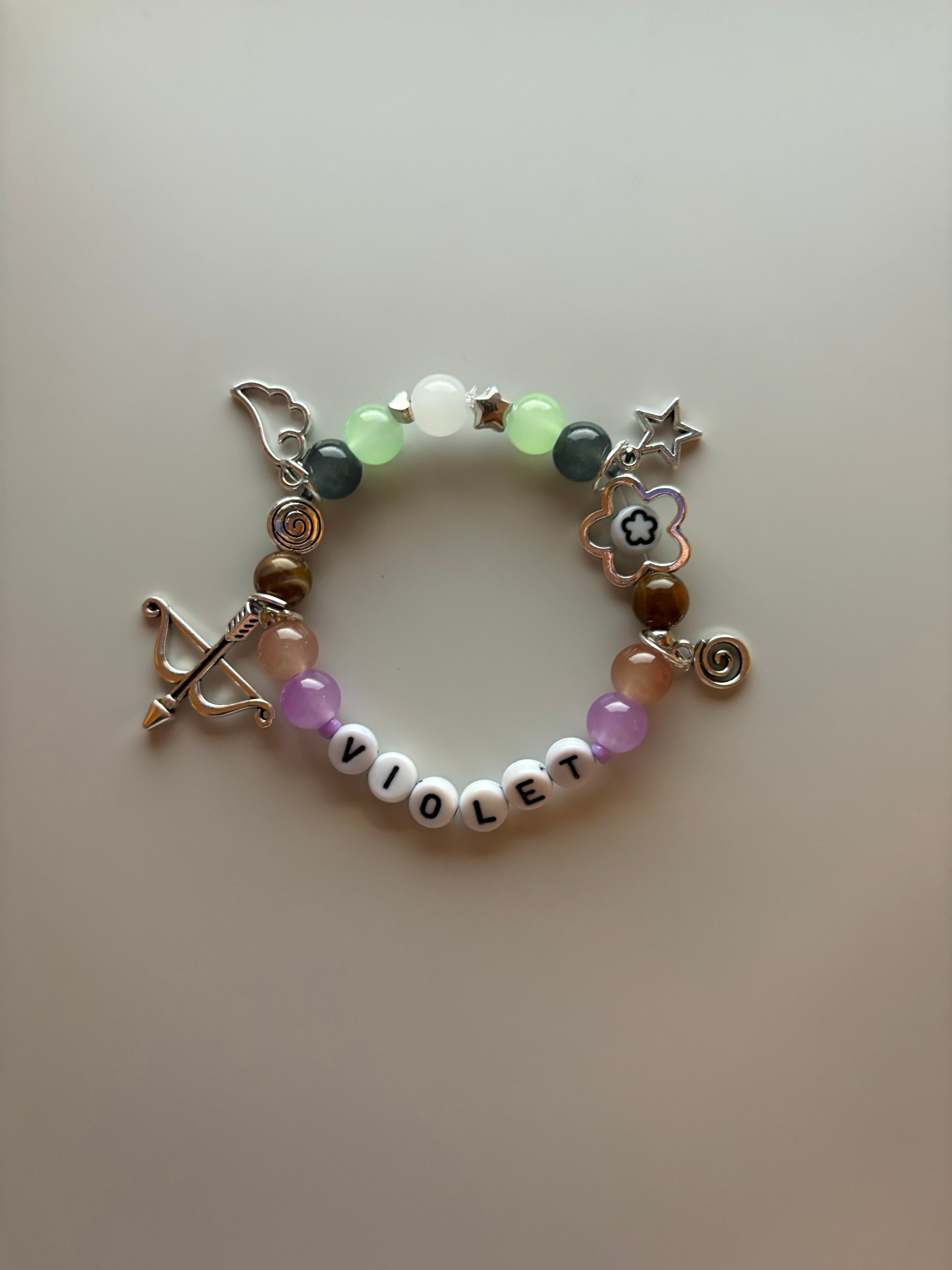 Violet The Walking Dead Game inspired handmade bracelet custom